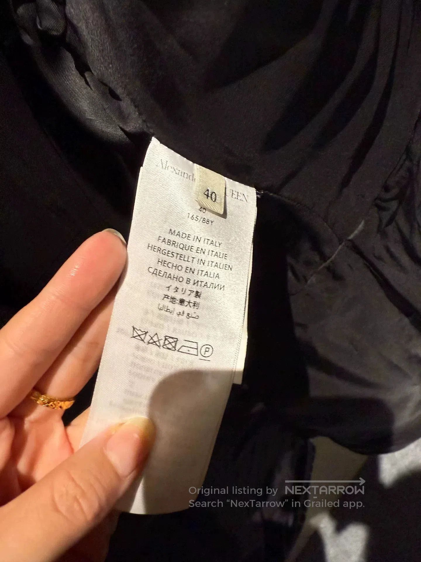 Alexander McQueen Alexander McQueen Wool Lapel Blazer. Size US XXS / EU 40 - 6 Thumbnail