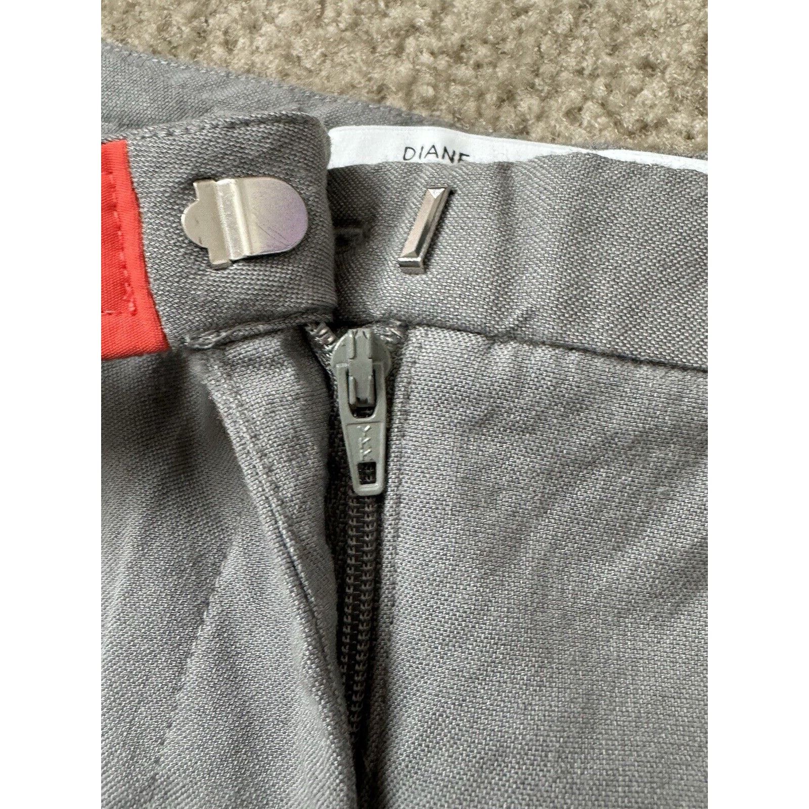 Diane von Furstenberg Diane Von Furstenberg Gray Boydion Wool Blend Shorts Women 2 Size 26" / US 2 / IT 38 - 6 Thumbnail
