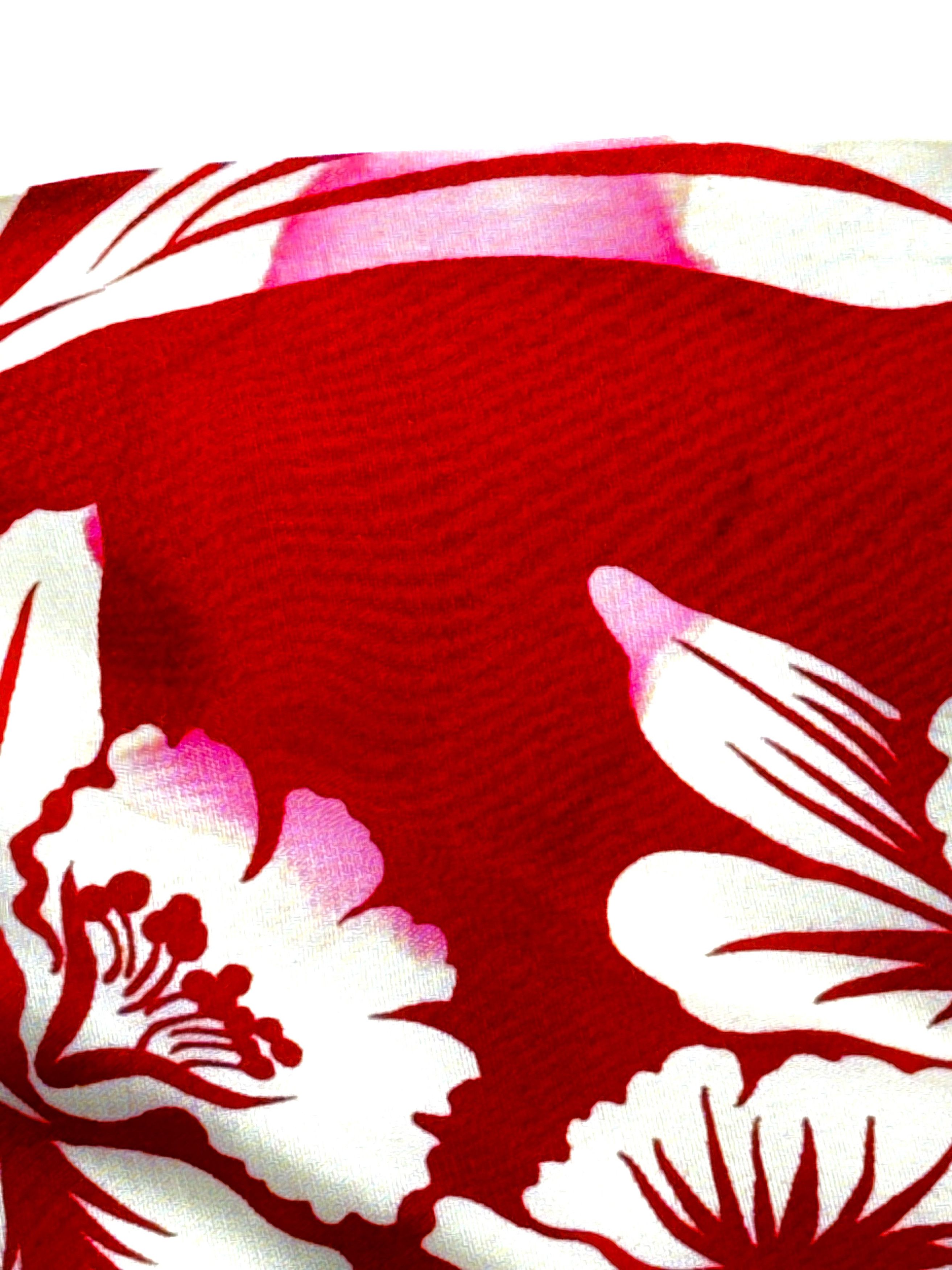 Vintage 90's~ Kamehameha Red 100% Rayon Size US XXS / EU 40 - 6 Thumbnail