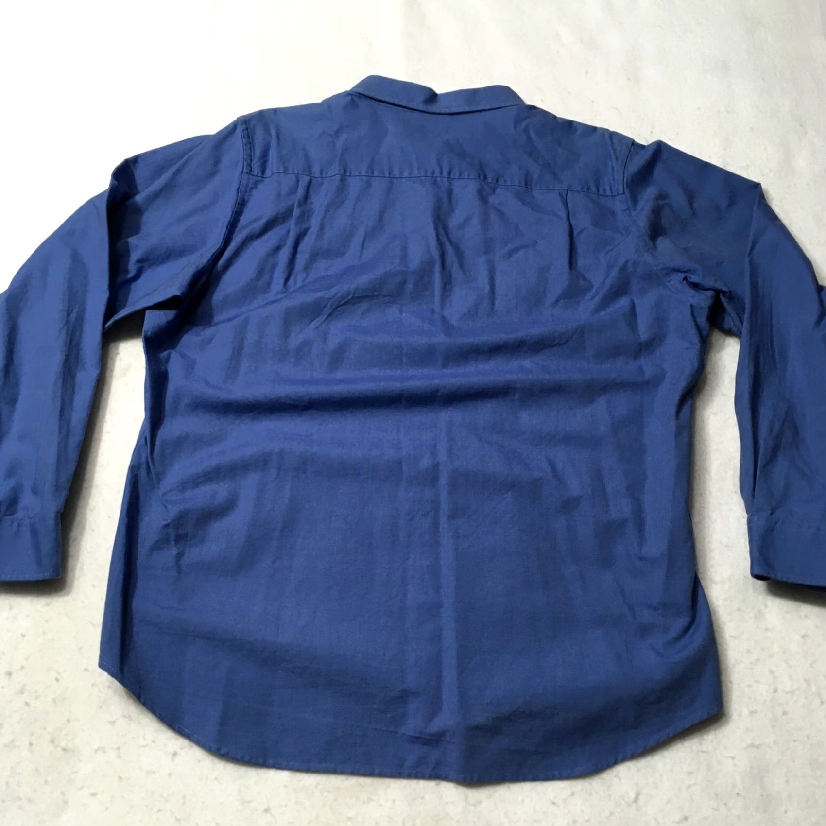 Vintage United Way Charity Embroidered blue Devon And Jones Long Sleeve Shirt Mens XL Size US XL / EU 56 / 4 - 8 Thumbnail