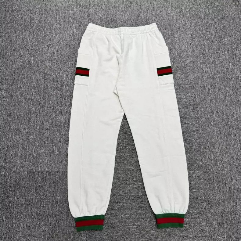 Gucci Gucci Size XS Double G logo red and green striped casual p Size US 27 - 2 Thumbnail