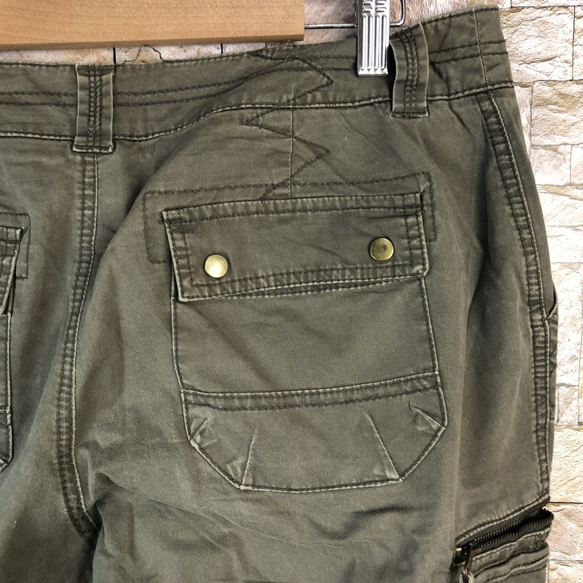 Other Courtenay Green Cargo Multipocket Pants #A965 Size 32" / US 10 / IT 46 - 19 Thumbnail