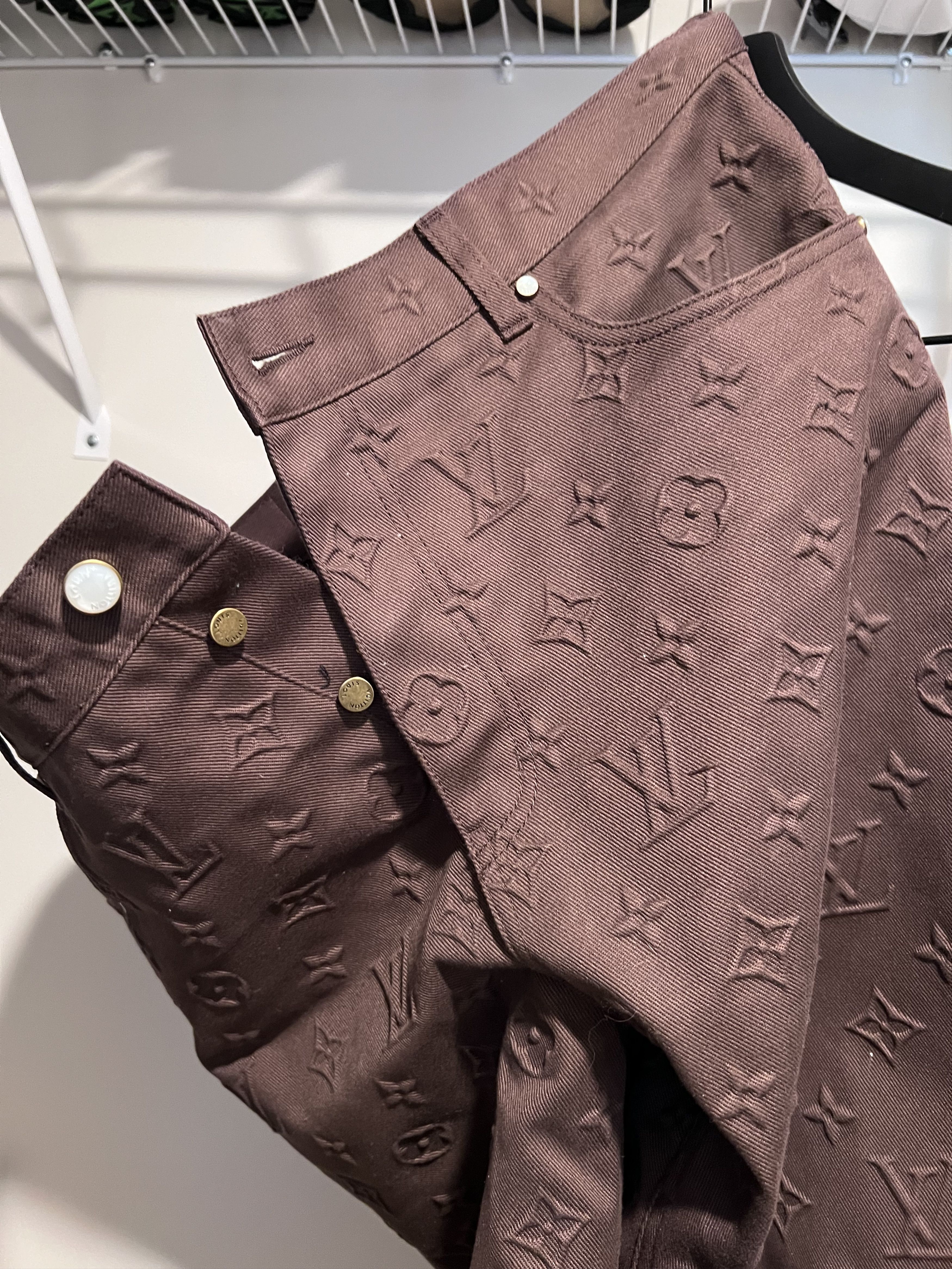 Louis Vuitton Louis Vuitton Monogrammed Skate Pants Size US 38 / EU 54 - 13 Thumbnail