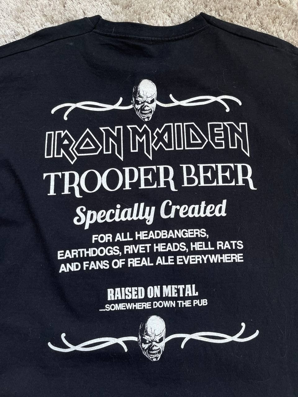 Iron Maiden × Vintage Iron Maiden 2013 Trooper Beer vintage band tee shirt Size US L / EU 52-54 / 3 - 8 Thumbnail