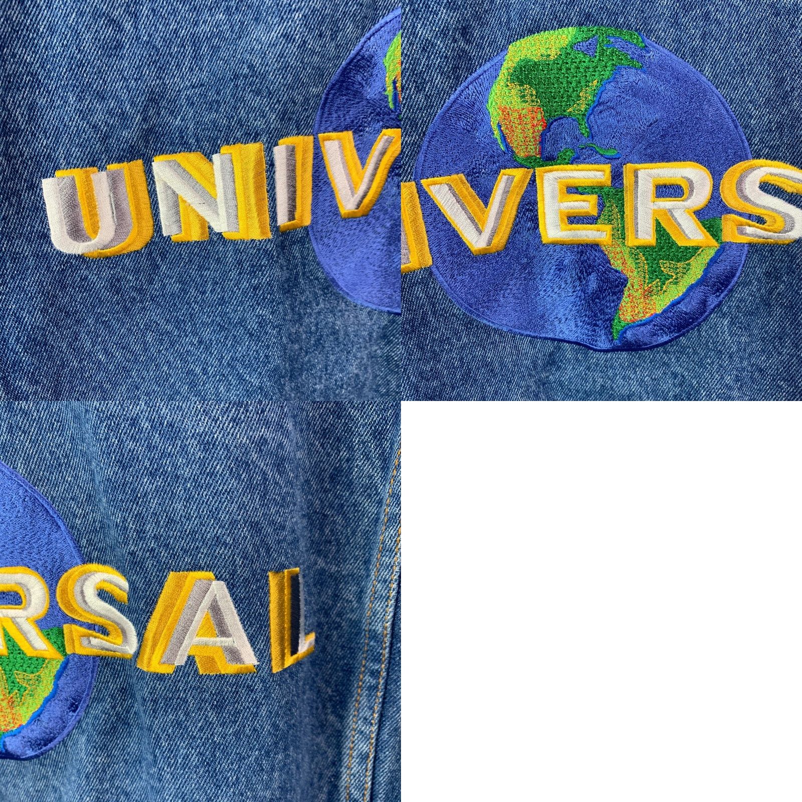 Vintage VINTAGE Universal Studios Embroidered Button Denim Jacket Chest 52 Jacket Men 2XL Blue 90s Casual Oversized 2XL Chest 52 Denim Size US 39 - 8 Thumbnail