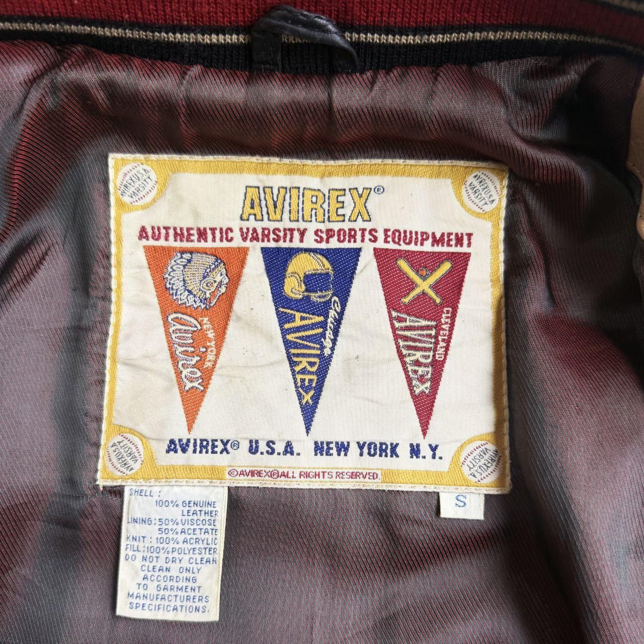 Avirex Avirex Leather Varsity Jacket Size US S / EU 44-46 / 1 - 7 Thumbnail