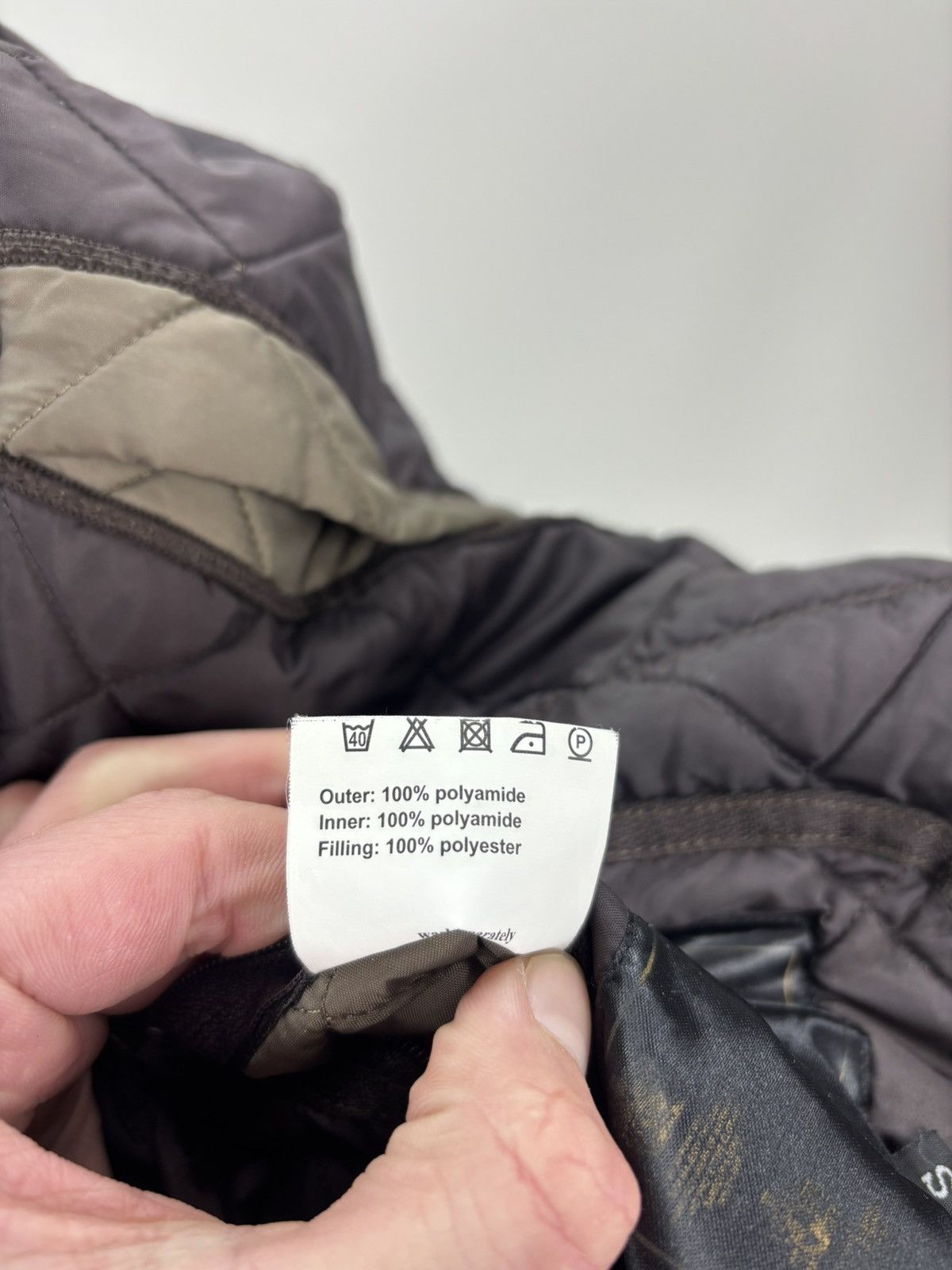 Barbour Mens quilted jacket Barbour Liddesdale Size S Color Brown Size US S / EU 44-46 / 1 - 13 Thumbnail