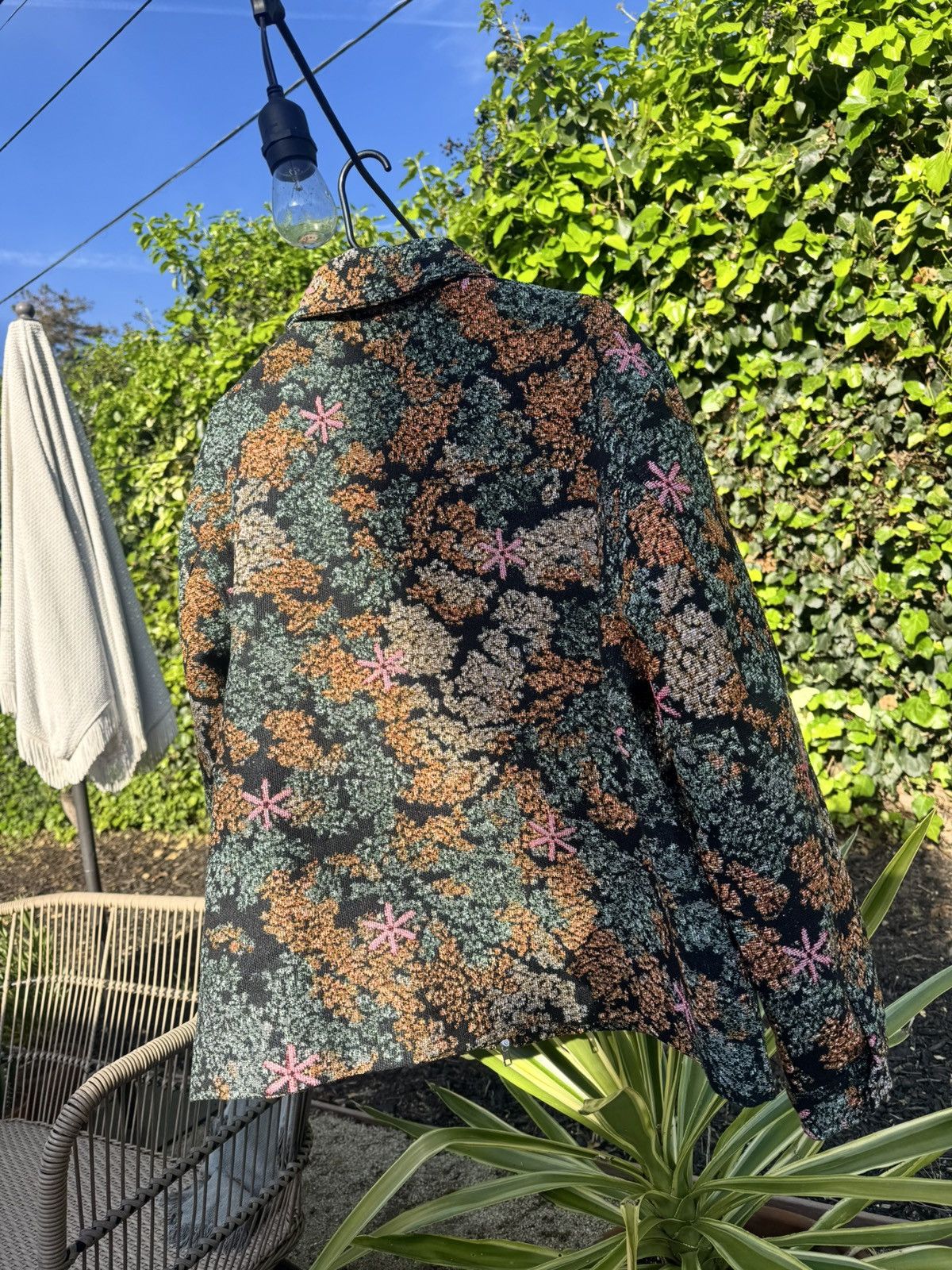 Other Bay Rascal Tapestry Floral Jacket, Streetwear Statement Coat Size US L / EU 52-54 / 3 - 3 Thumbnail