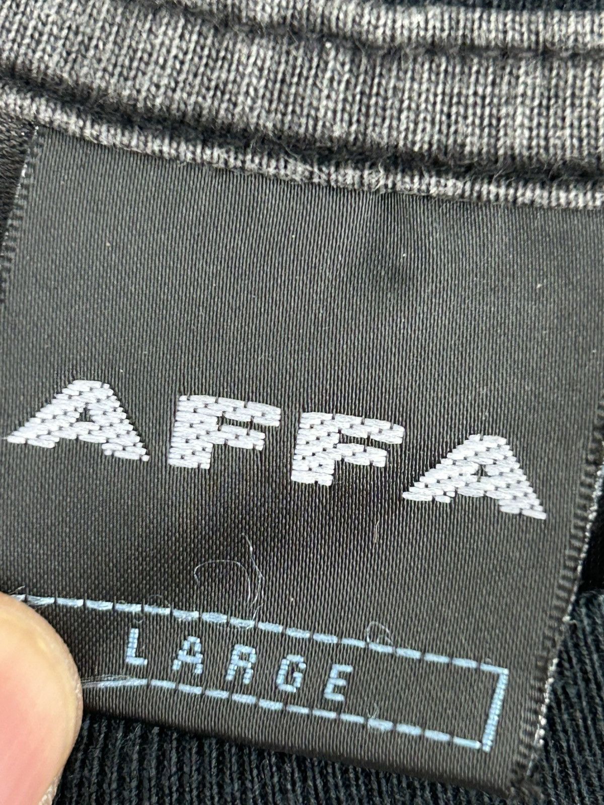 A.F.F.A. “A.F.F.A”nytime Technical Assemblies 90s Black Fade Tee Size US L / EU 52-54 / 3 - 8 Thumbnail