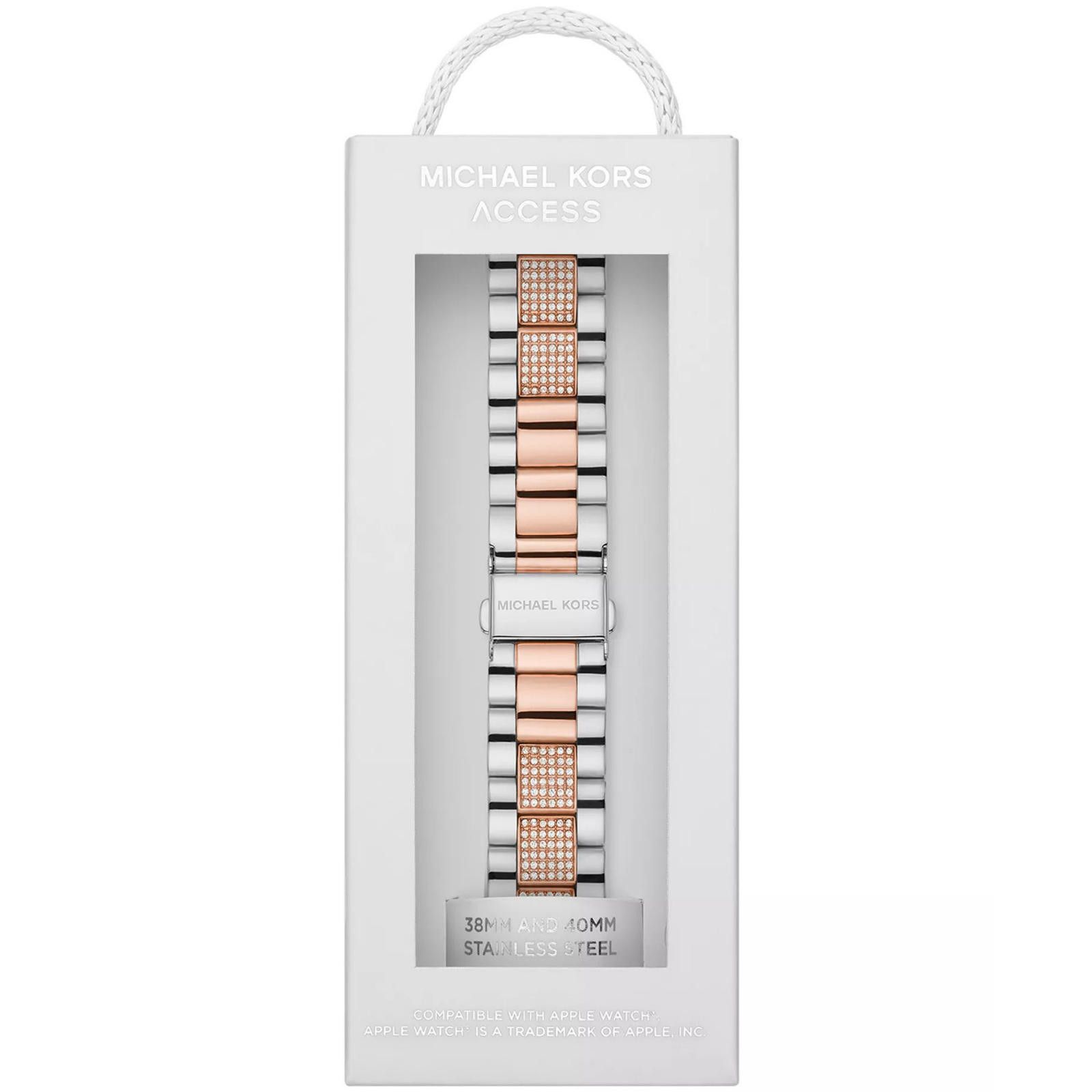 Michael Kors Michael Kors Stainless Steel Bracelet Band for Apple Watch Size ONE SIZE - 6 Thumbnail