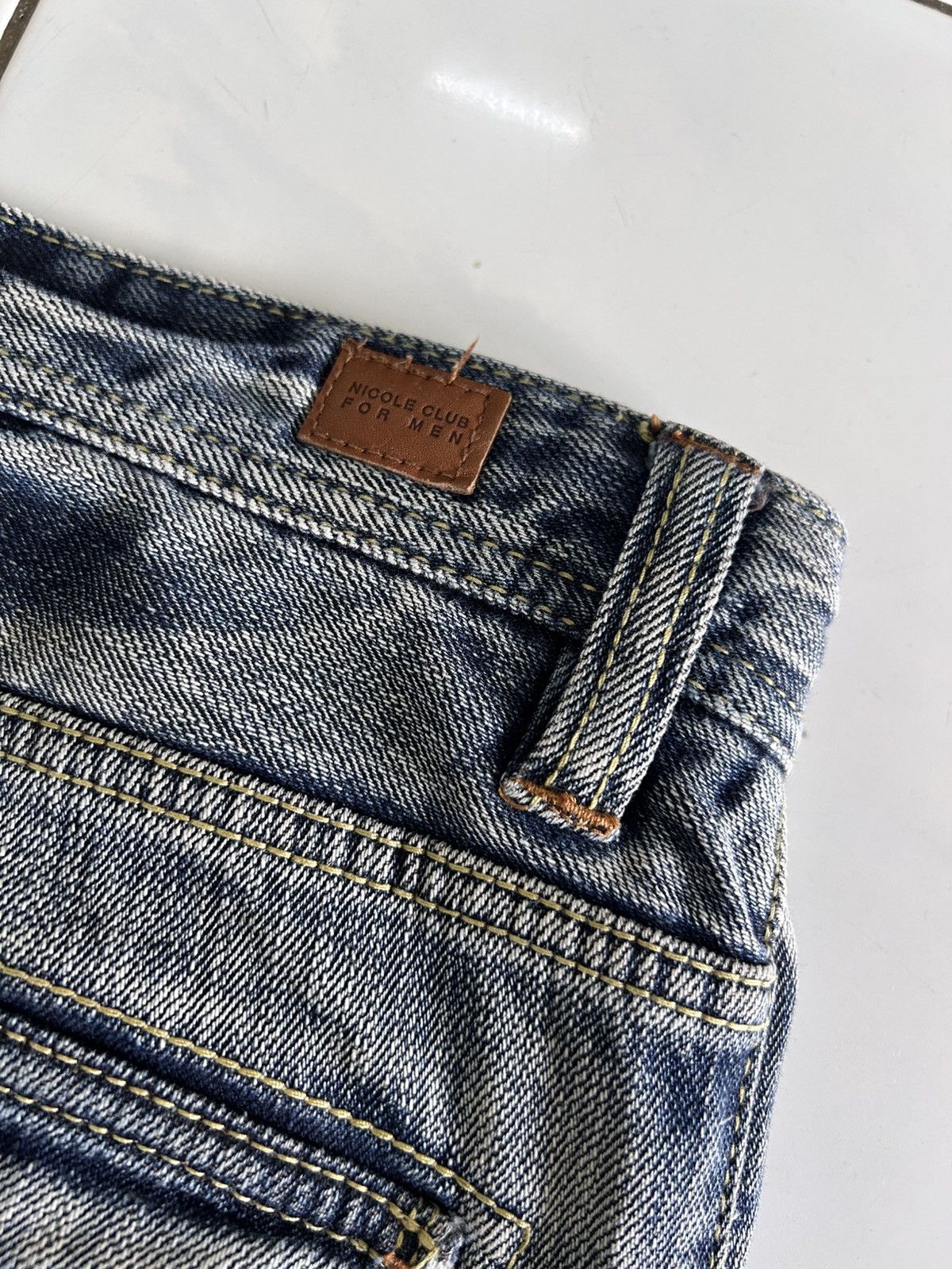 Nicole Club × Vintage NICOLE CLUB FOR MEN Japanese Pocket Utility Cargo Jeans Size US 30 / EU 46 - 11 Thumbnail