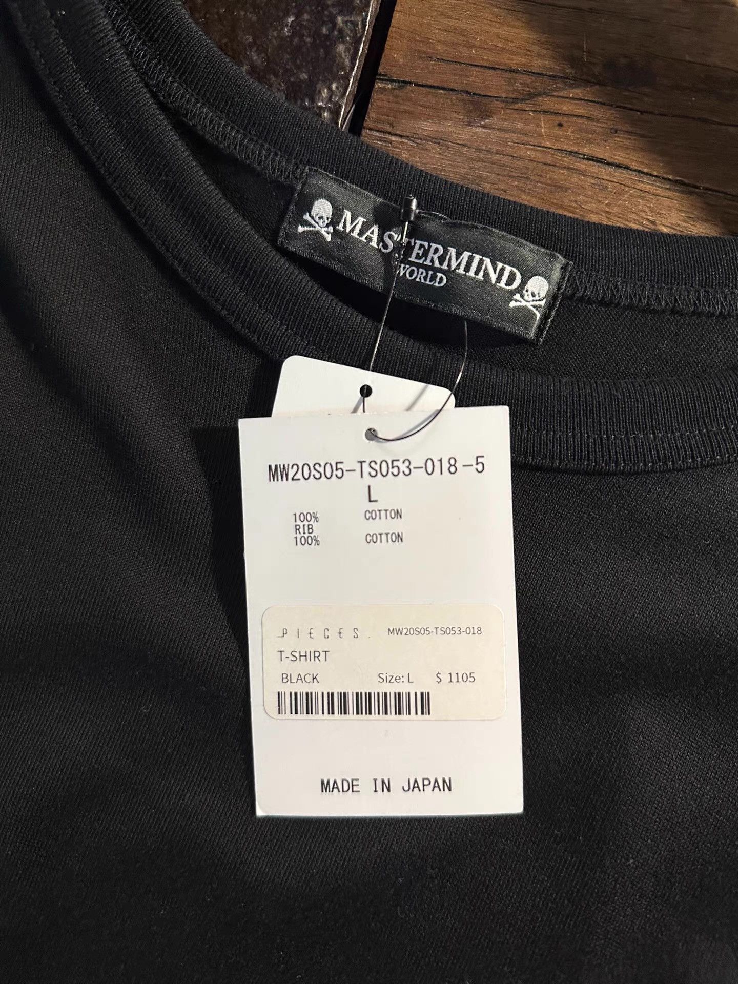 Mastermind World MASTERMIND WORLD FW20 Short‑Sleeve T‑Shirt Ｑ25 Size US L / EU 52-54 / 3 - 3 Thumbnail