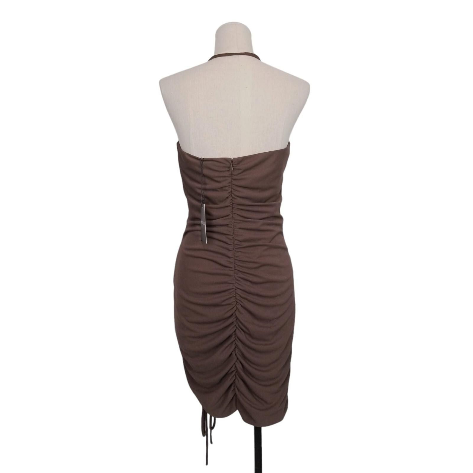 NICHOLAS NWT Nicholas Perta Dress Mocha Brown Sz 8 Size M / US 6-8 / IT 42-44 - 5 Thumbnail