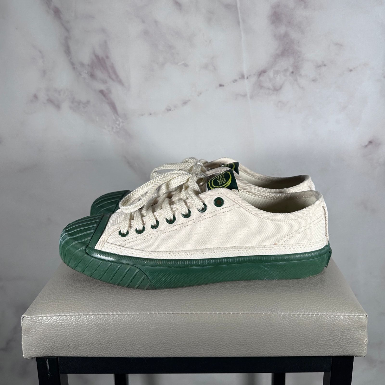 Sperry Palmes White/Green Racquet Sneaker Size US 8 / IT 38 - 2 Thumbnail