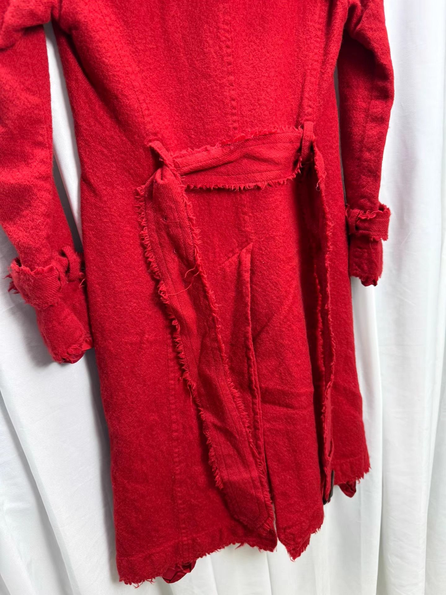 Junya Watanabe Junya Watanabe 04AW Distressed Merino Coat K20 Size US S / EU 44-46 / 1 - 8 Thumbnail