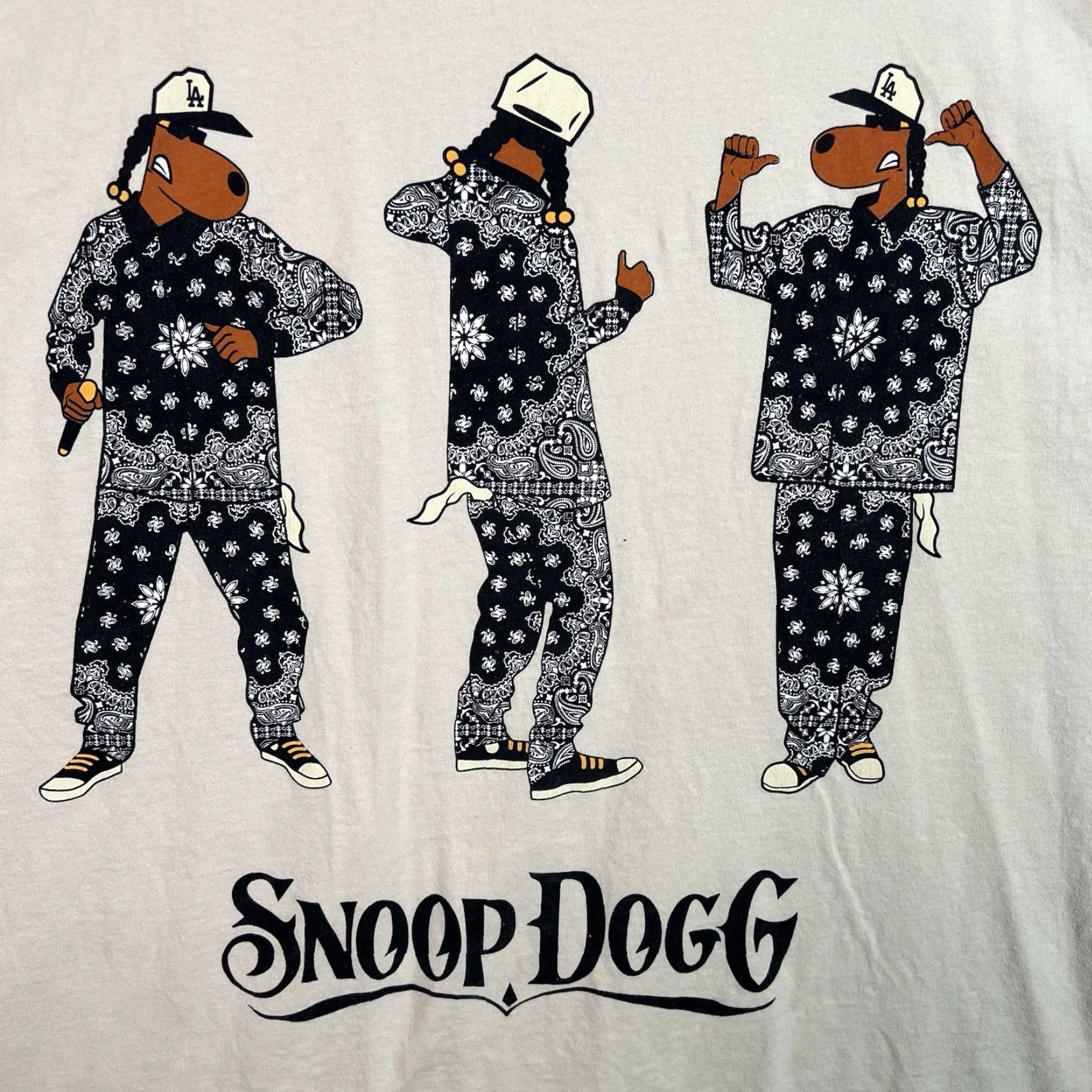 Vintage VINTAGE Dogg Supply Snoop Dogg Rap Tee T Shirt 3XL Ivory Mens Size US XXL / EU 58 / 5 - 4 Thumbnail