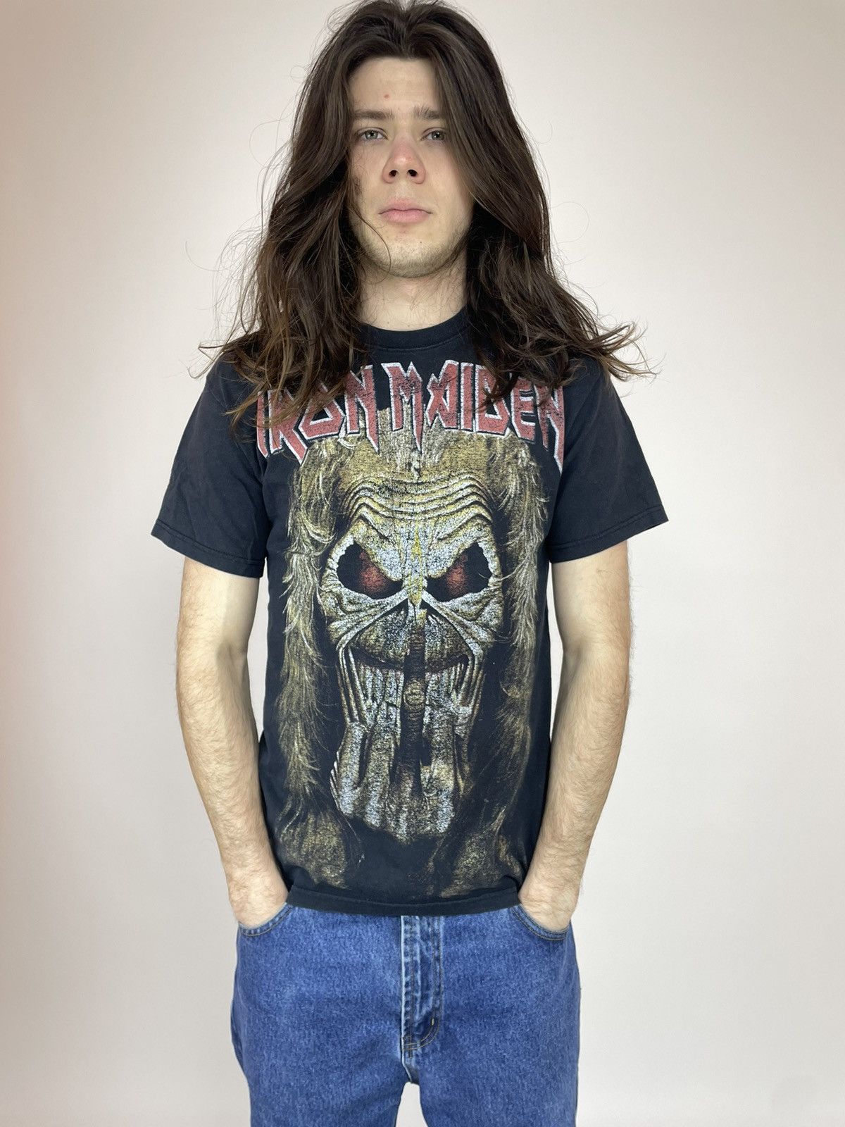 Fruit Of The Loom × Iron Maiden IRON MAIDEN Fruit Of The Loom T-Shirt Death Metal Merch Size US S / EU 44-46 / 1 - 2 Thumbnail