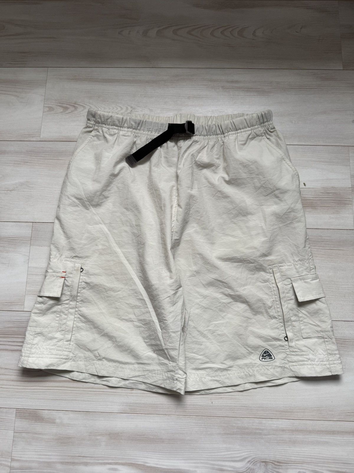 Nike Nike ACG Cargo white shorts with belt Gorpcore Outdoor style Size US 34 / EU 50 - 1 Thumbnail