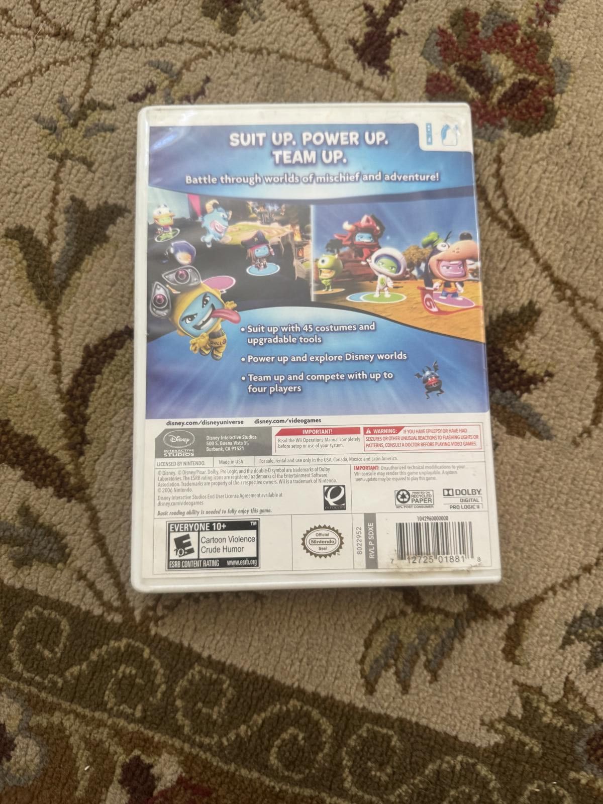 Disney Disney Universe Wii Video Game Size ONE SIZE - 3 Thumbnail