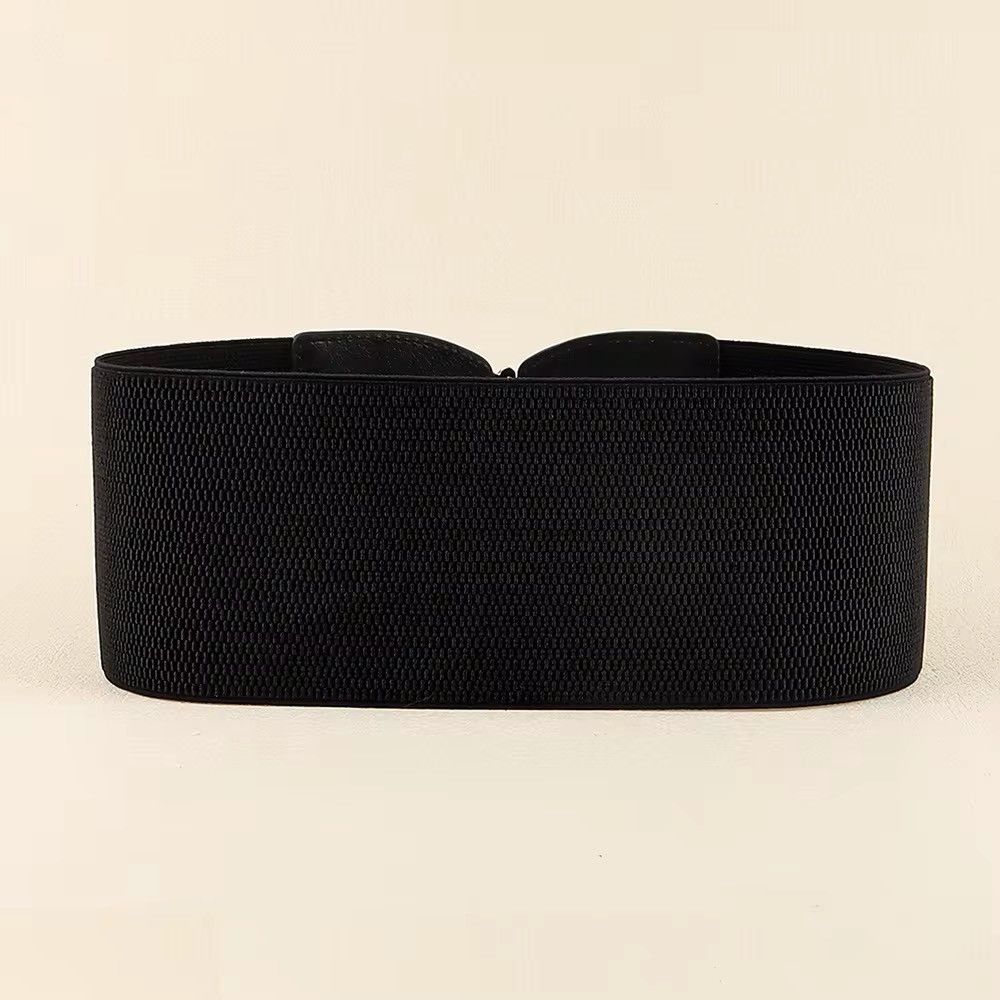 Vintage Vintage Black Pin Elastic Belt Size ONE SIZE - 4 Thumbnail