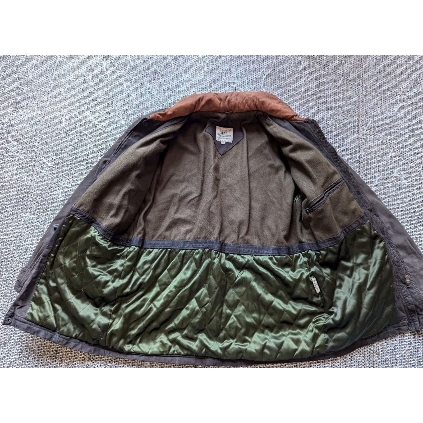 Van Heusen VINTAGE Van Heusen FIELD COAT Parka Coat Mens S Brown Suede Leather Leather Solid 1990s 40-42 Chest Size US S / EU 44-46 / 1 - 5 Thumbnail