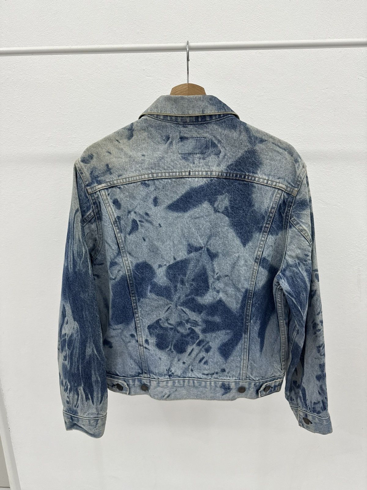 Levi's Rare! 80s Levis Red Label Type 3 Acid Wash Trucker Denim USA Size US M / EU 48-50 / 2 - 14 Thumbnail