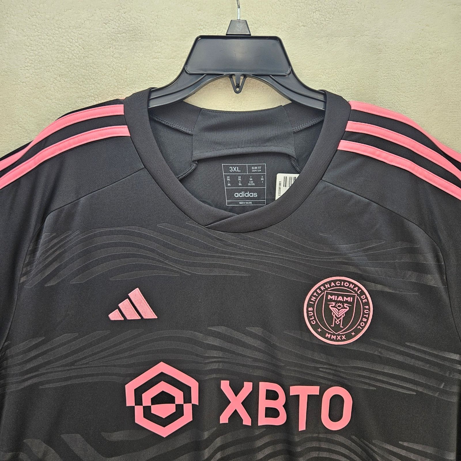 Adidas ADIDAS X MIAMI FOOTBALL CLUB MEN'S 3XL BLACK PINK JERSEY Size US XXL / EU 58 / 5 - 2 Thumbnail