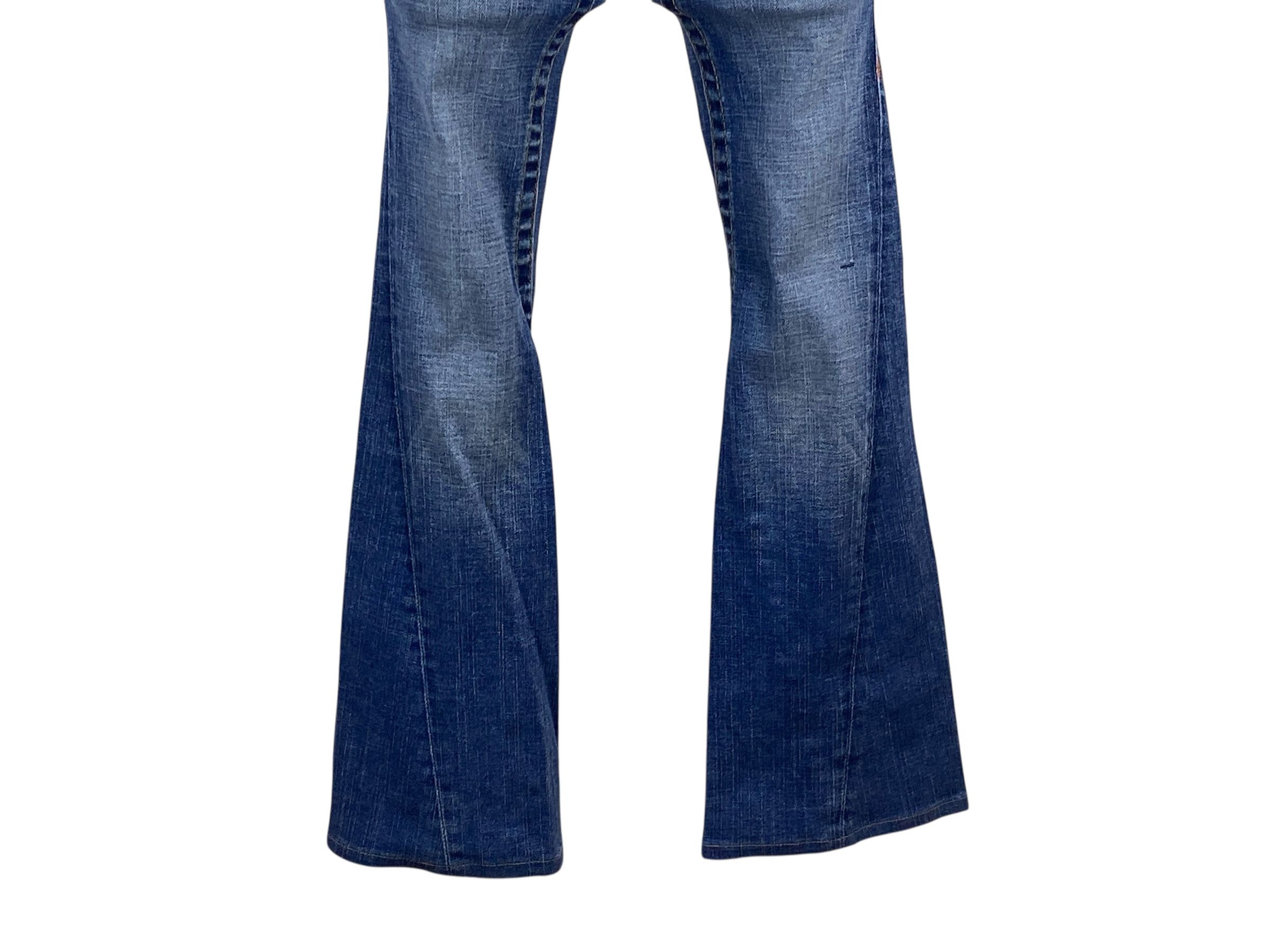True Religion True Religion Twisted Seam Flare Bootcut Denim Jeans Size 24" / US 00 / IT 34 - 4 Thumbnail