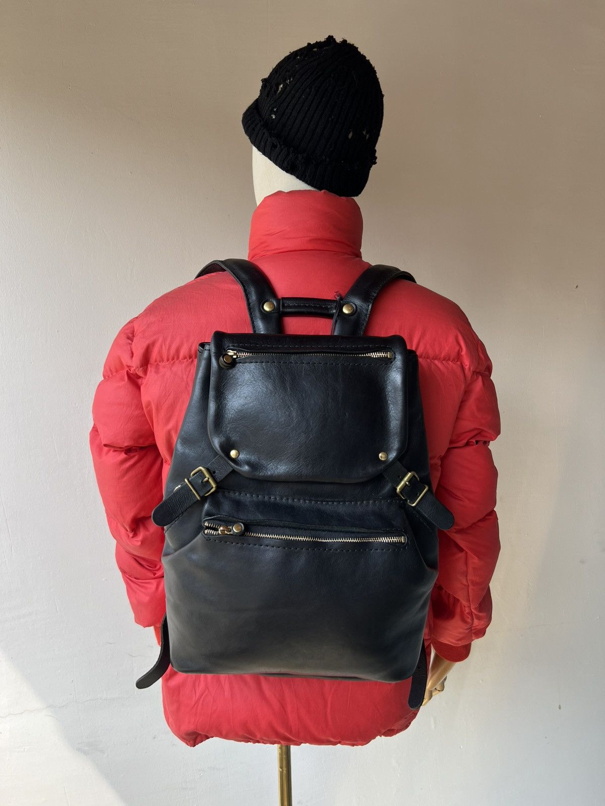 Leather Horsehide Leather Backpack By HERZ Japan Size ONE SIZE - 1 Thumbnail