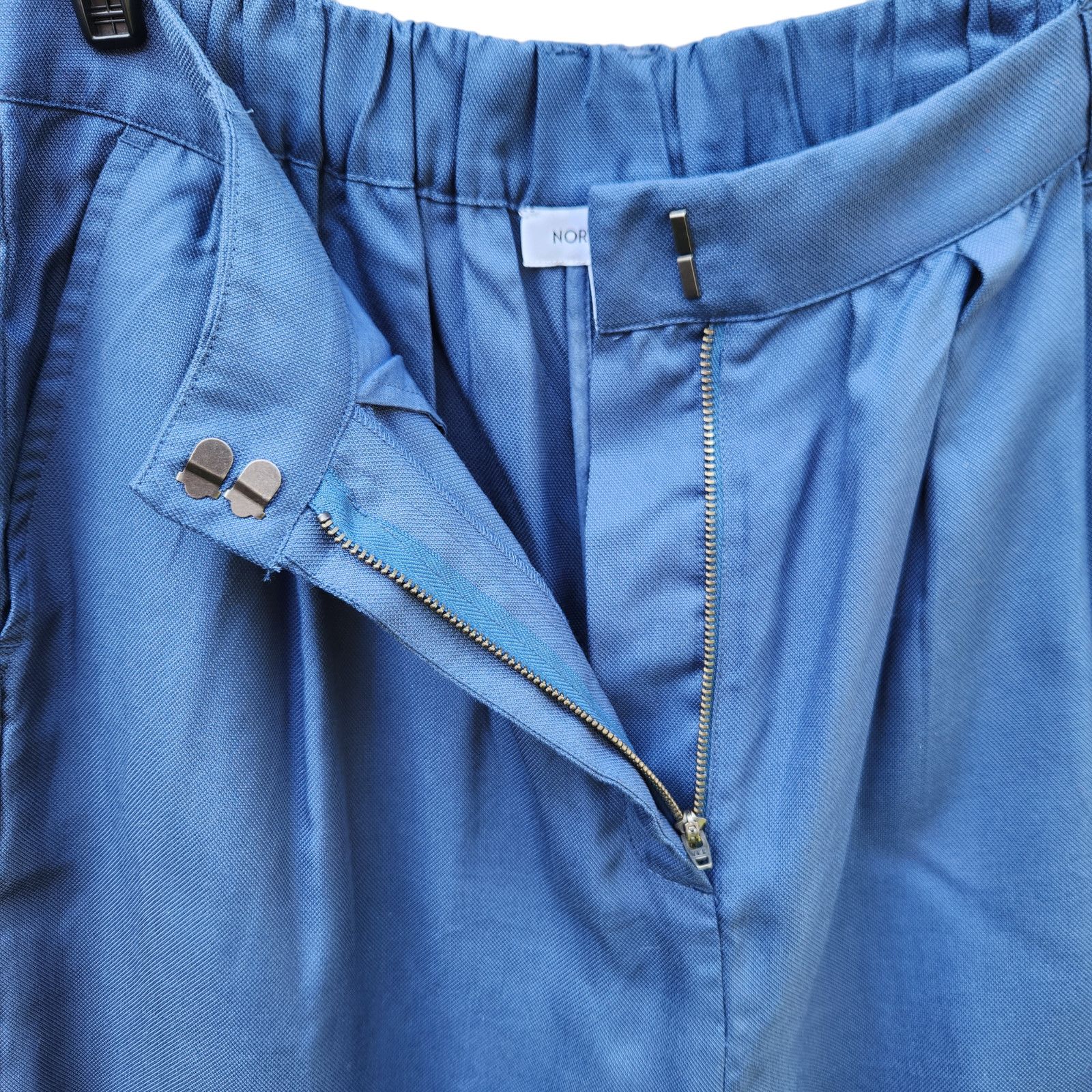 Nordstrom Nordstrom Medium Blue Ensign Shorts Elastic Waist Pocket NWT Size 28" / US 6 / IT 42 - 6 Thumbnail