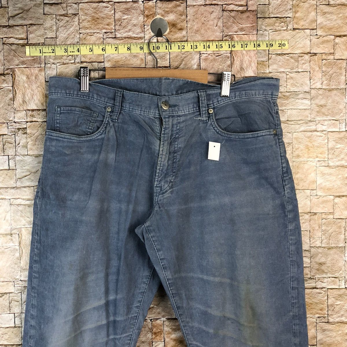 Uniqlo Uniqlo japan vintage Blue Conduroy Pants #A1130 Size US 35 - 4 Thumbnail
