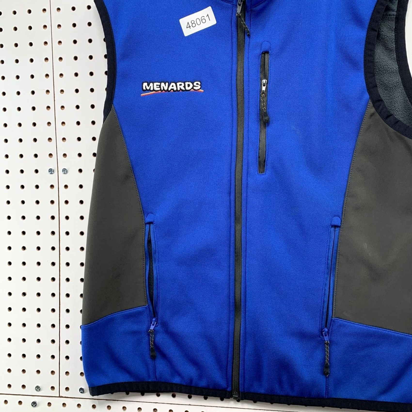 Vintage Menards Work Vest Jacket Mens M Blue Sleeveless Uniform Vest Size US M / EU 48-50 / 2 - 5 Thumbnail