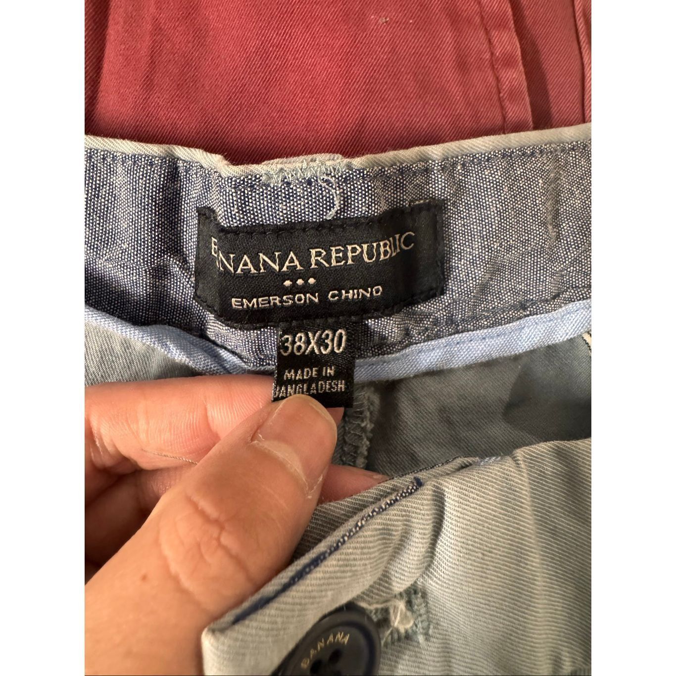 Banana Republic Banana Republic Emerson Chino Pants Men’s 38x30 Gray Slim Fi Size US 38 / EU 54 - 6 Thumbnail