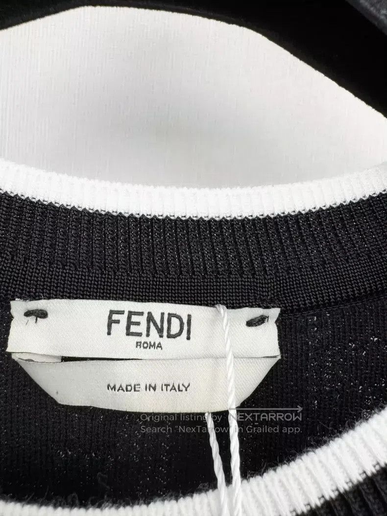 Fendi Fendi Knitted Double F Dress Size XS / US 0-2 / IT 36-38 - 2 Thumbnail