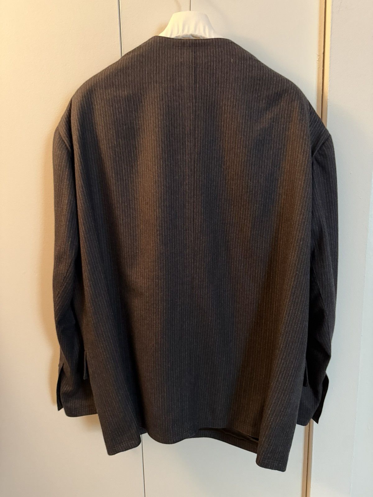 Hed Mayner Rare Hed Mayner collarless blazer oversized new Size 40R - 9 Thumbnail
