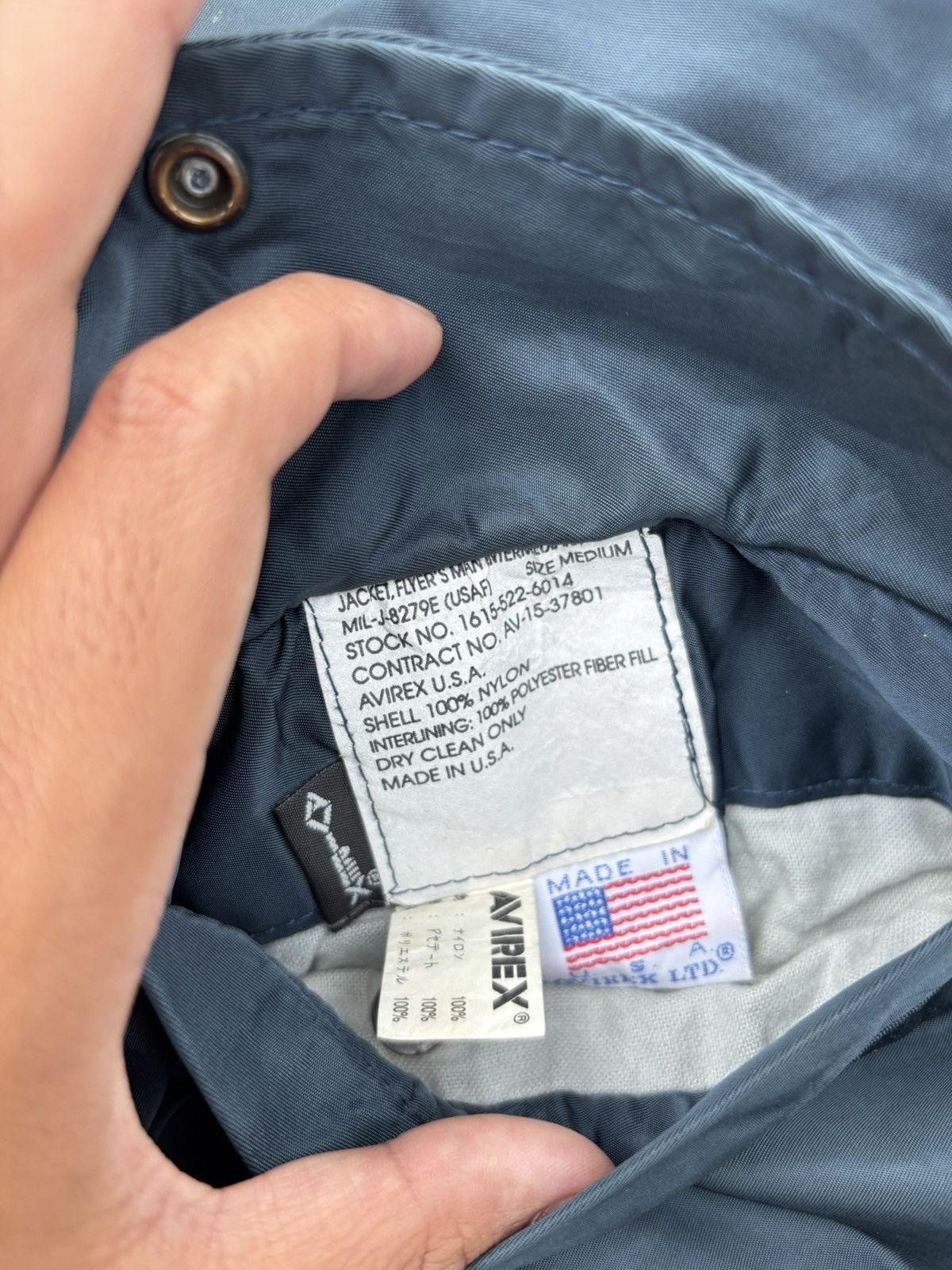 Avirex Bomber ma1 avirex big logo leather Size US L / EU 52-54 / 3 - 5 Thumbnail
