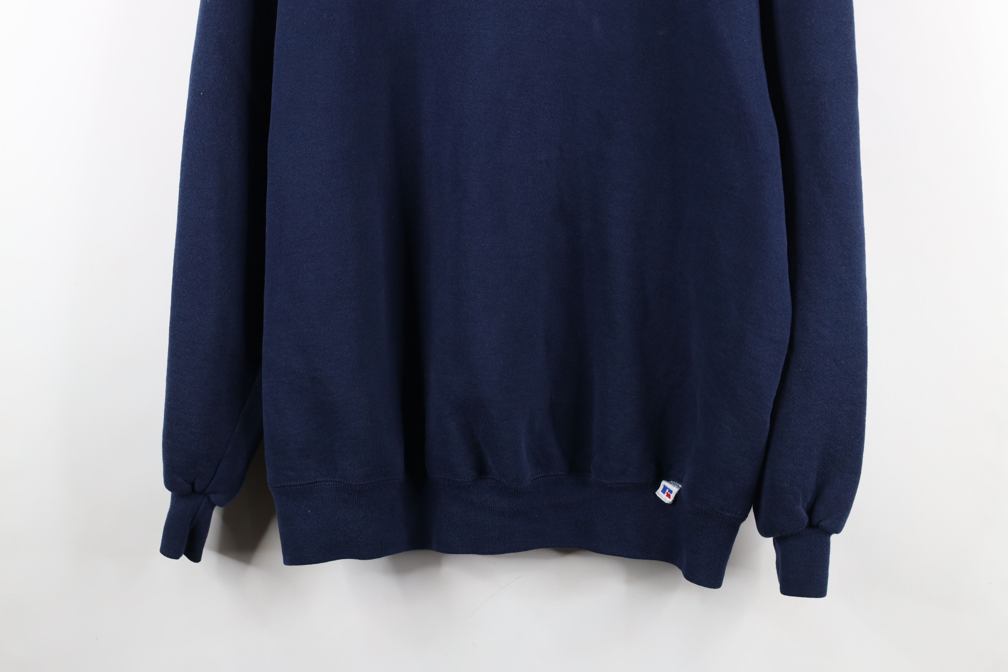 Russell Athletic × Vintage Vintage 90s Russell Athletic Crewneck Sweatshirt Blue USA Size US XL / EU 56 / 4 - 3 Thumbnail