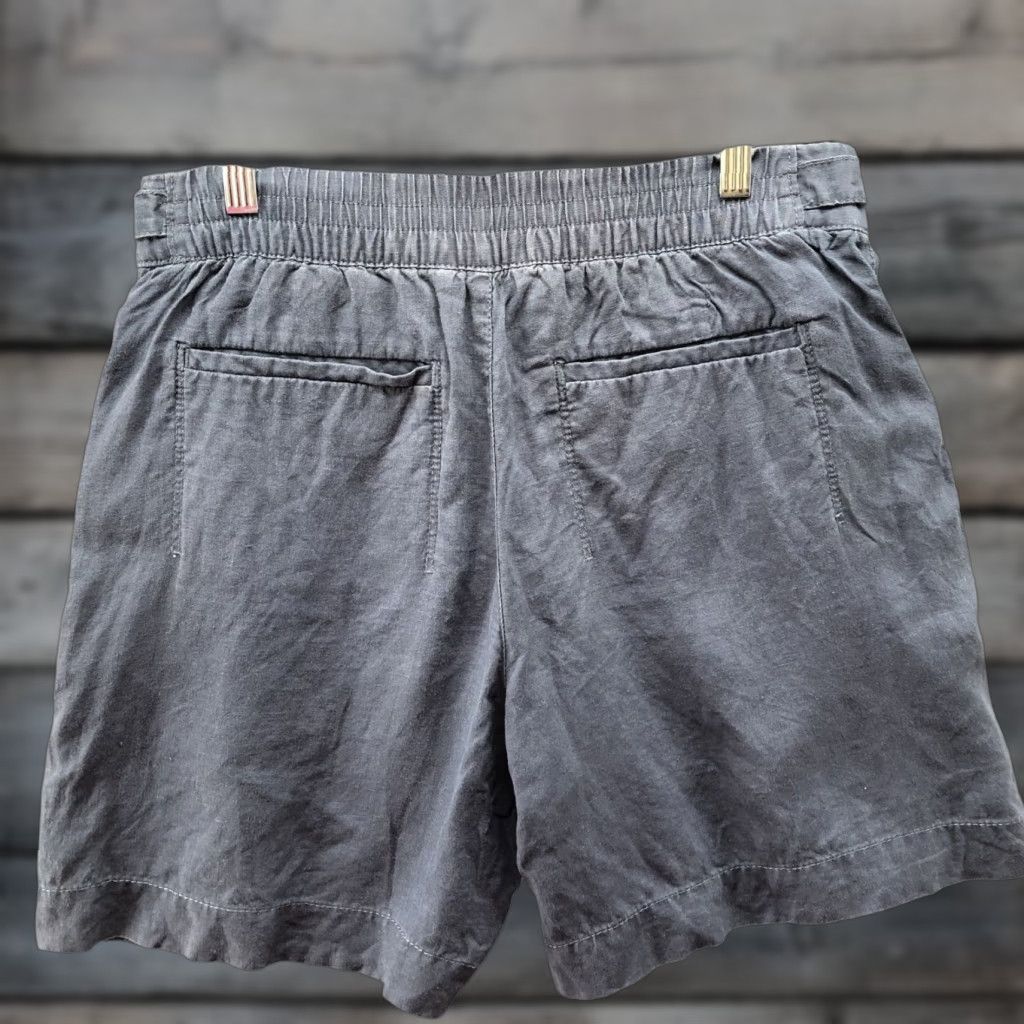 Athleta Athleta Linen Short Womens 8 Blue Relaxed Fit - Voyage?r? (note: ensure exact words from original) Size 30" / US 8 / IT 44 - 1 Thumbnail