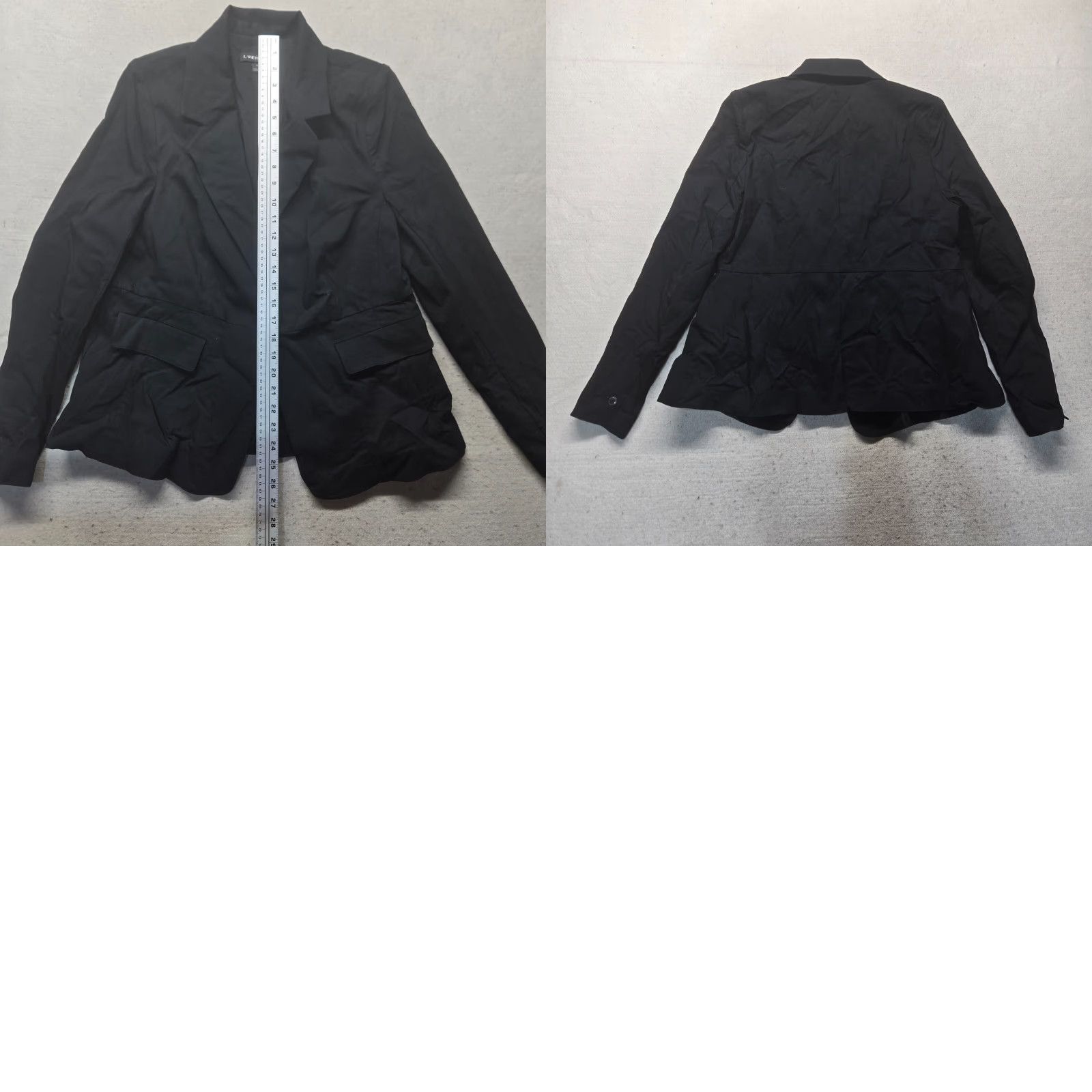 Vintage Lane Bryant Blazer Jacket Women Adult Size 14 Black Button Short Sleeve Business Casual Size XL / US 12-14 / IT 48-50 - 8 Thumbnail