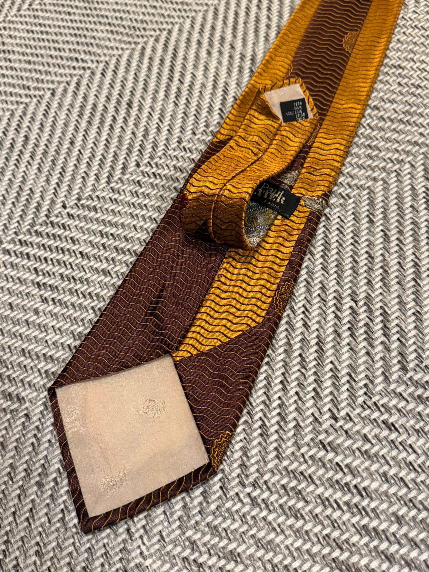Jean Paul Gaultier Jean Paul Gaultier Glossy Rose Emblem Tie K24 Size ONE SIZE - 6 Thumbnail