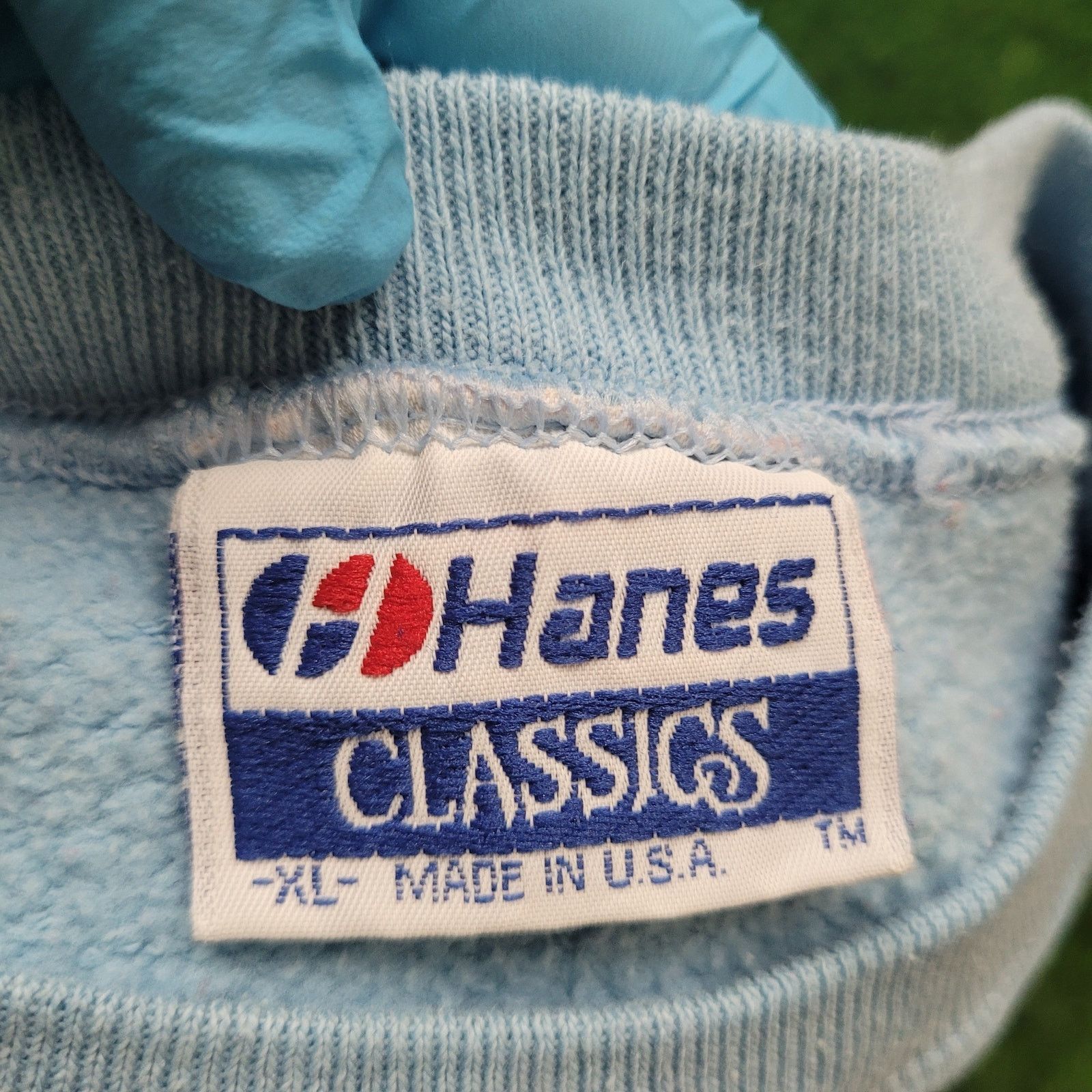 Hanes VTG 90s Hanes USA Made Paisley Graphic Sweatshirt L (Tag XL) Size US L / EU 52-54 / 3 - 8 Thumbnail
