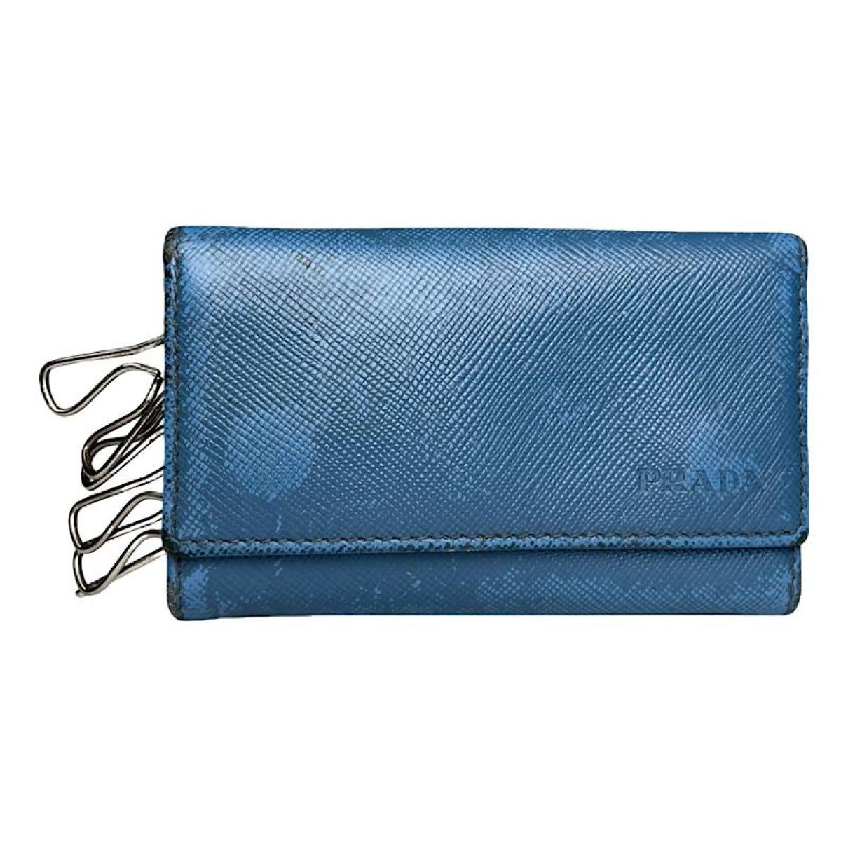 Prada Blue Leather Purse Size ONE SIZE - 1 Thumbnail