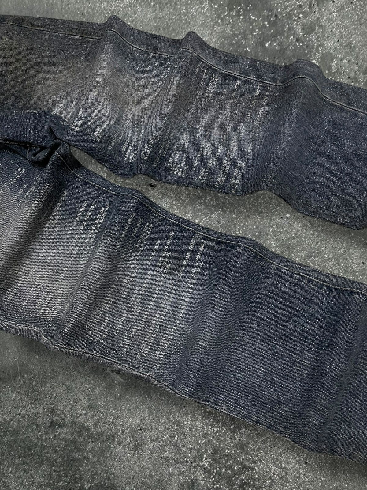 Hysteric Glamour Vintage 90s Japan Designer In The Attic Poem Got Punk Denim Size US 30 / EU 46 - 5 Thumbnail