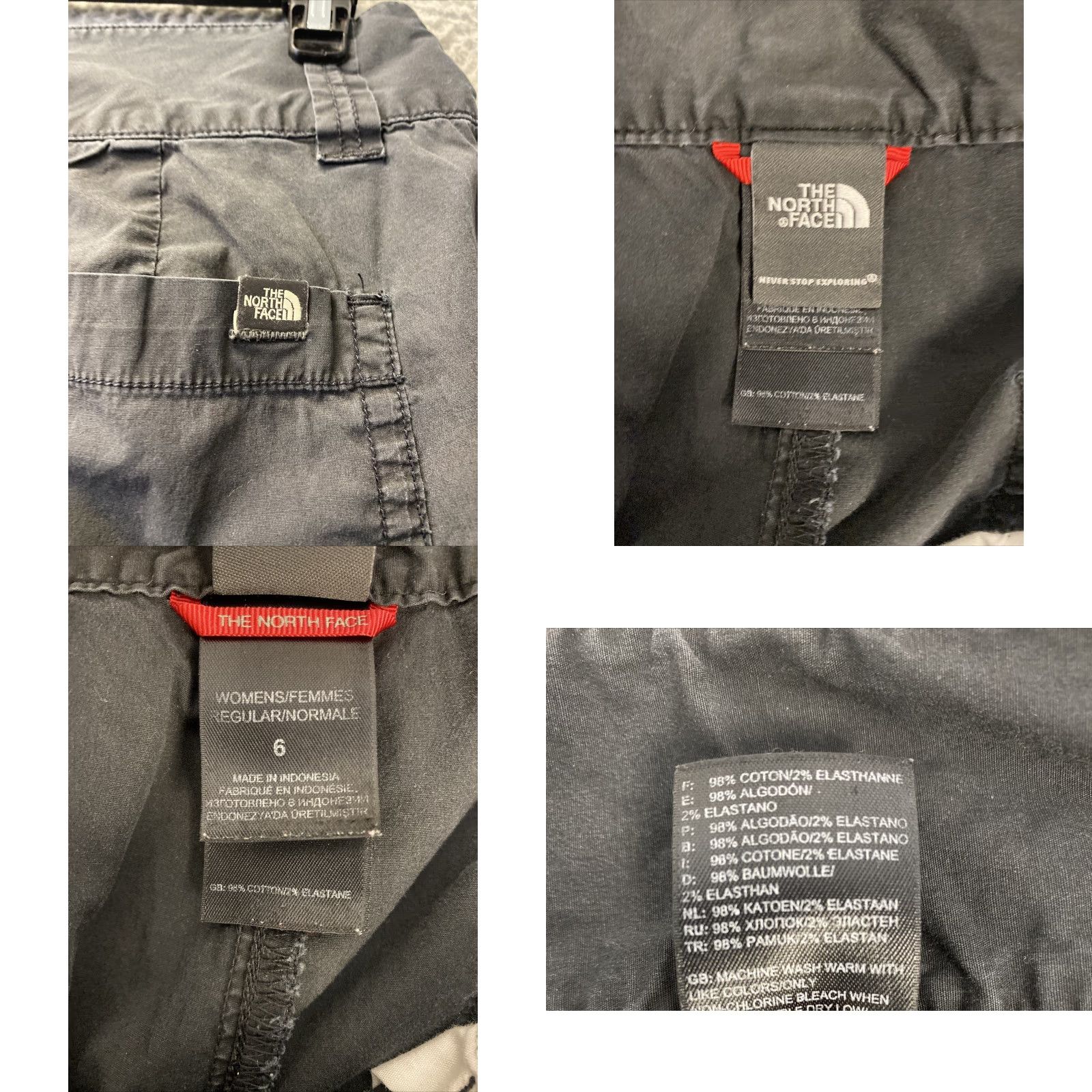 The North Face The North Face Shorts Women 6 Black Hiking Outdoor Casual Breathable Womens Size 32" / US 10 / IT 46 - 8 Thumbnail