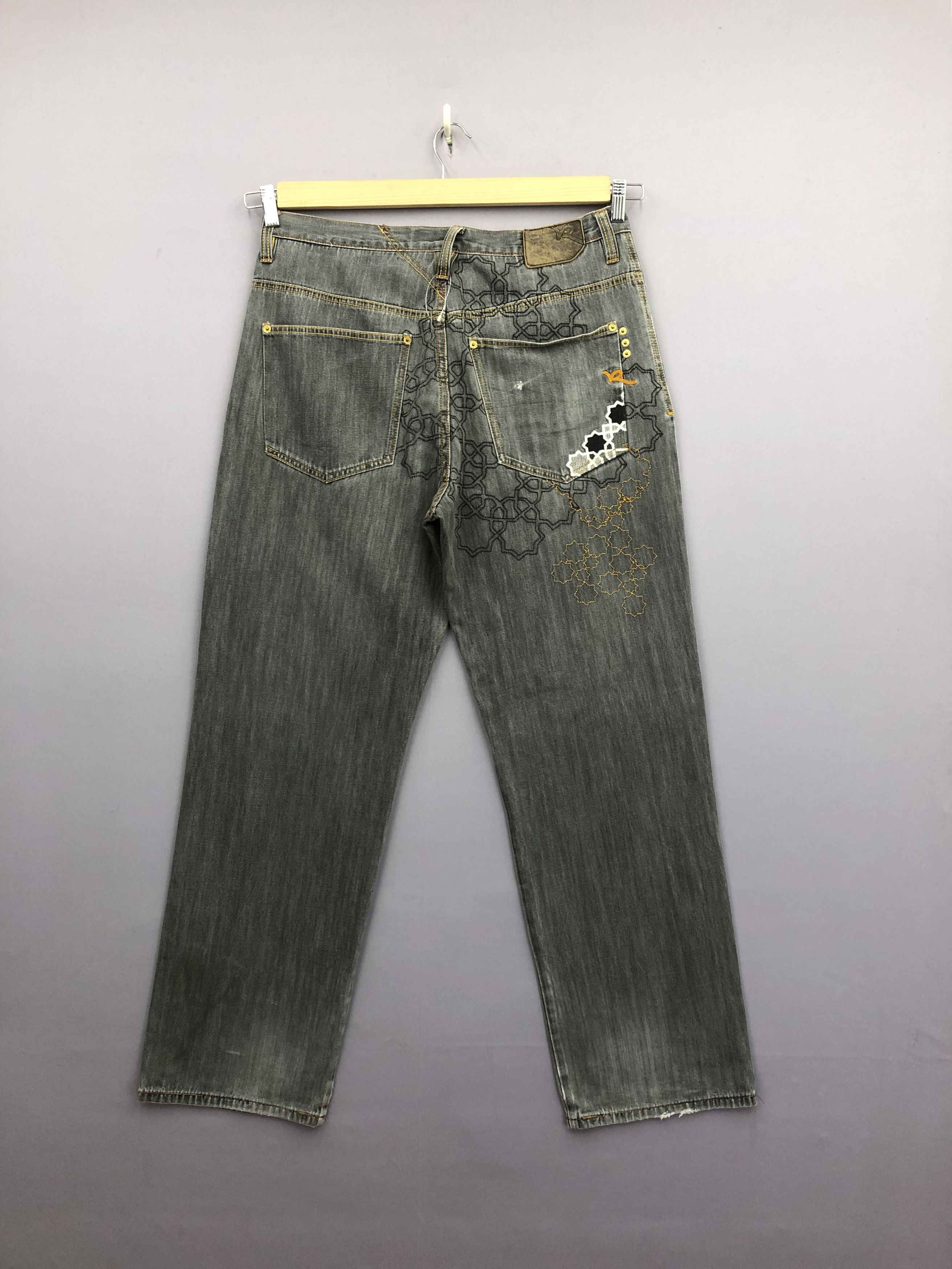 Rocawear Crazy 90s Rocawear Baggy Jeans Faded Skater Jnco Style Denim Size US 34 / EU 50 - 1 Thumbnail