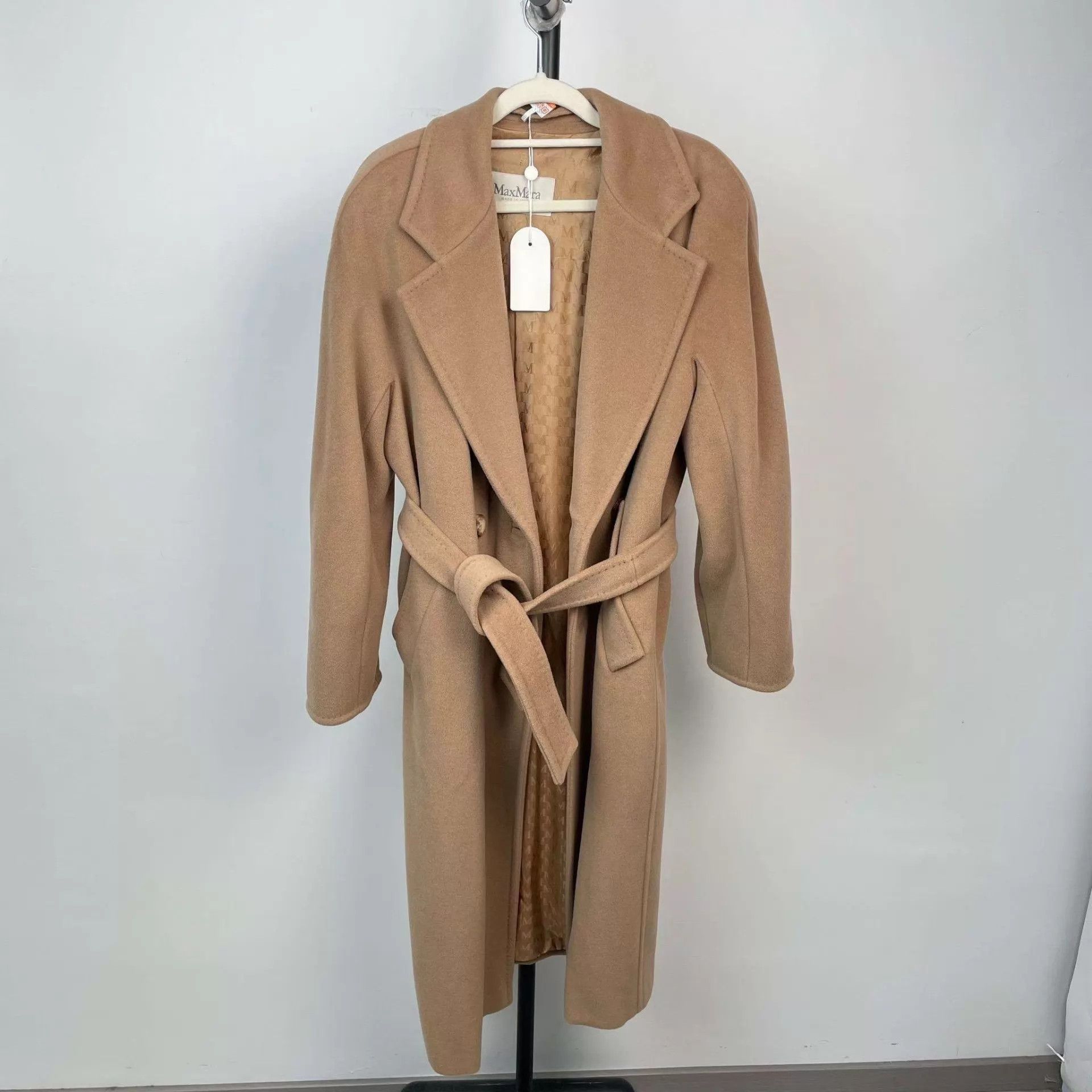 Max Mara Maxmara 101801 Camel Coat 155 98-new Size XS / US 0-2 / IT 36-38 - 1 Thumbnail