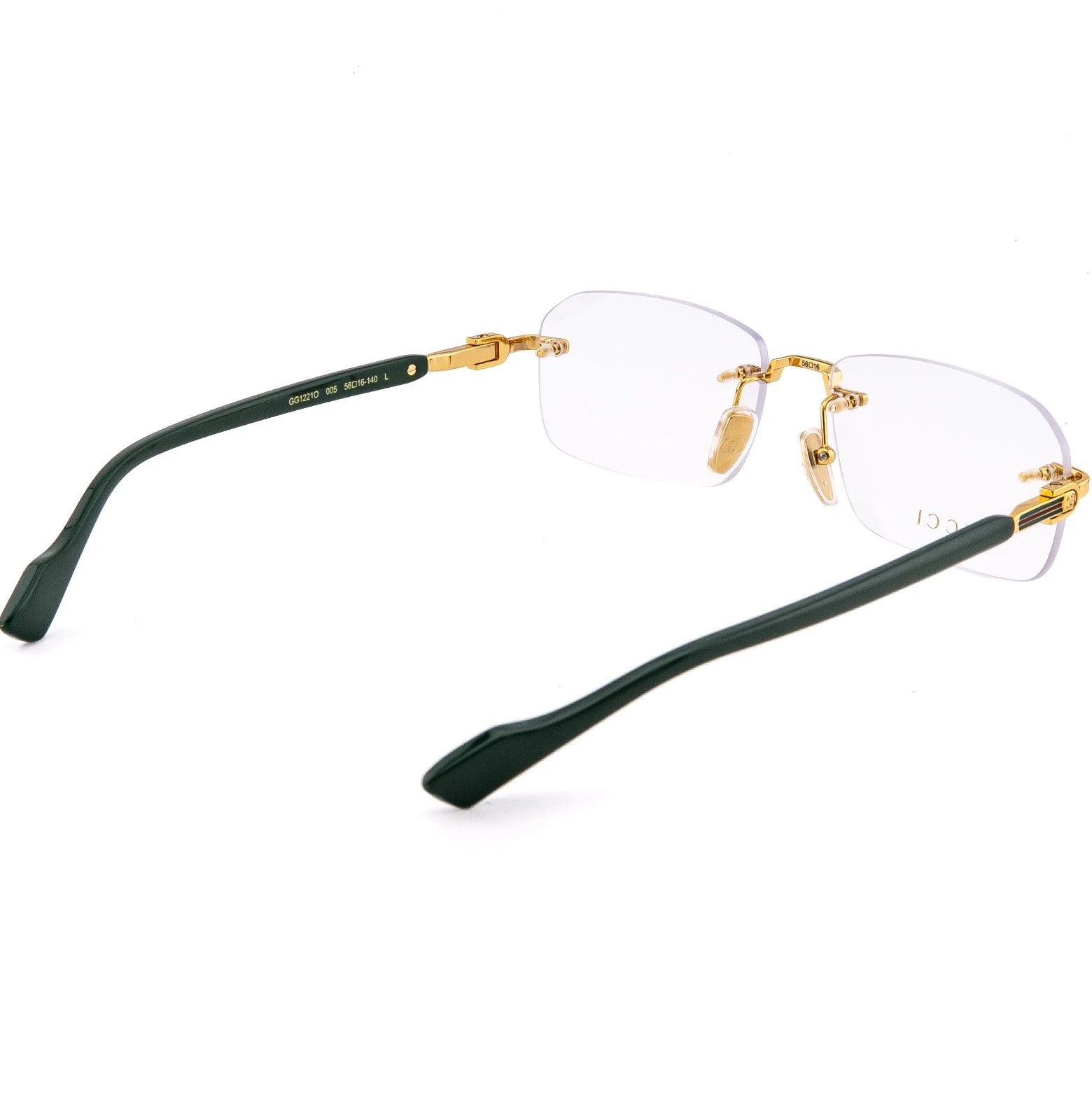 Gucci GUCCI GG1221O 1221 Classic Narrow Eyeglasses 005 GG1221 Size ONE SIZE - 3 Thumbnail