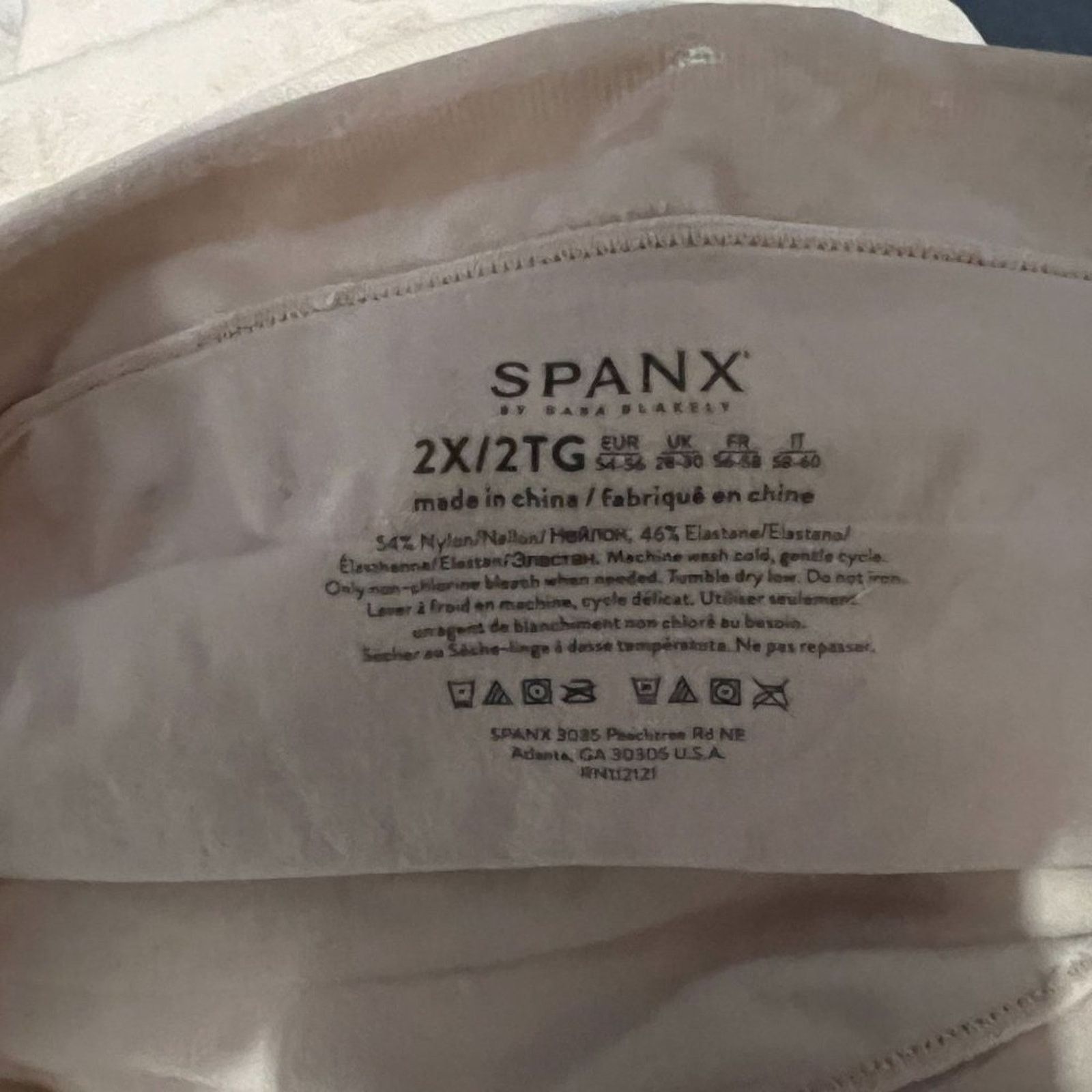 Spanx Spanx High Waist Spandex Shorts 2745 Womens 2X Nude Size ONE SIZE - 2 Thumbnail
