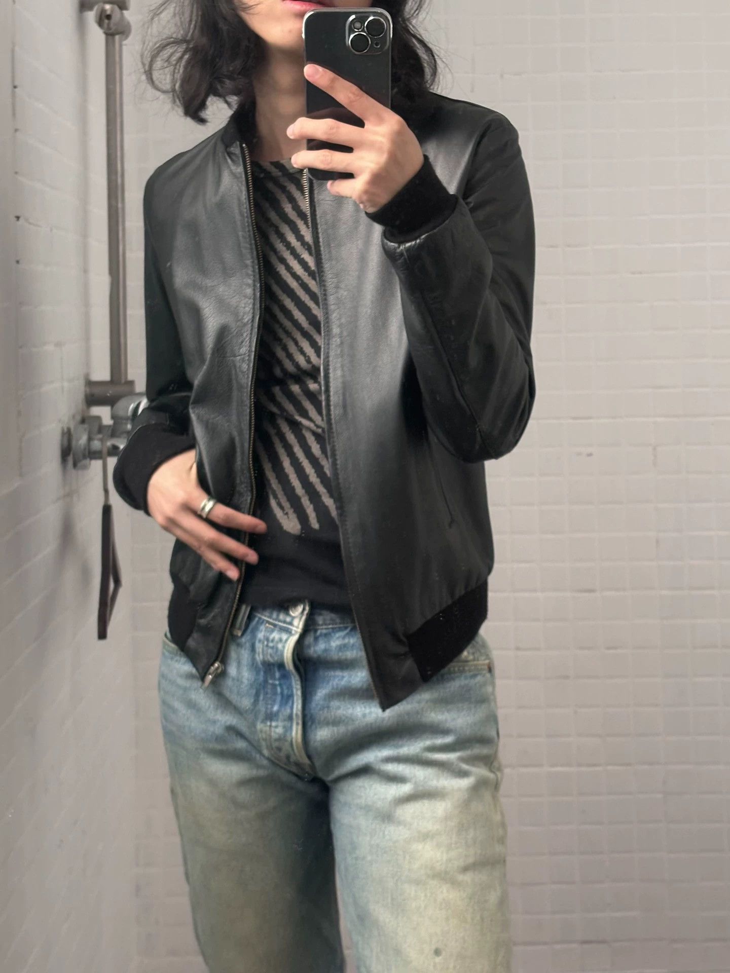 Raf Simons Raf Simons AW98 Lambskin Baseball Jacket 48 (Slim) Size US M / EU 48-50 / 2 - 2 Thumbnail