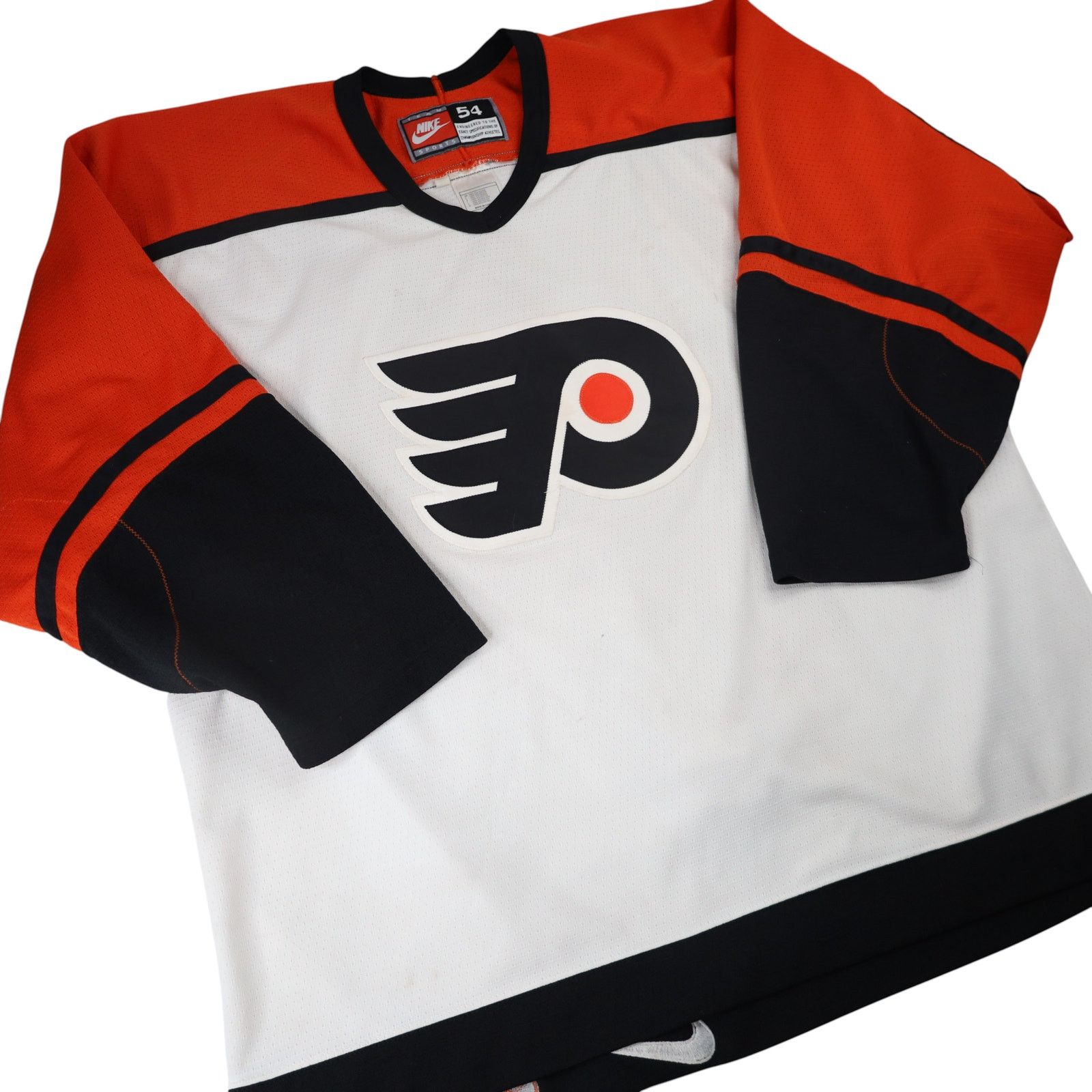 NHL × Nike × Vintage Vintage 90s Nike Philadelphia Flyers Authentic Jersey Size US XXL / EU 58 / 5 - 3 Thumbnail